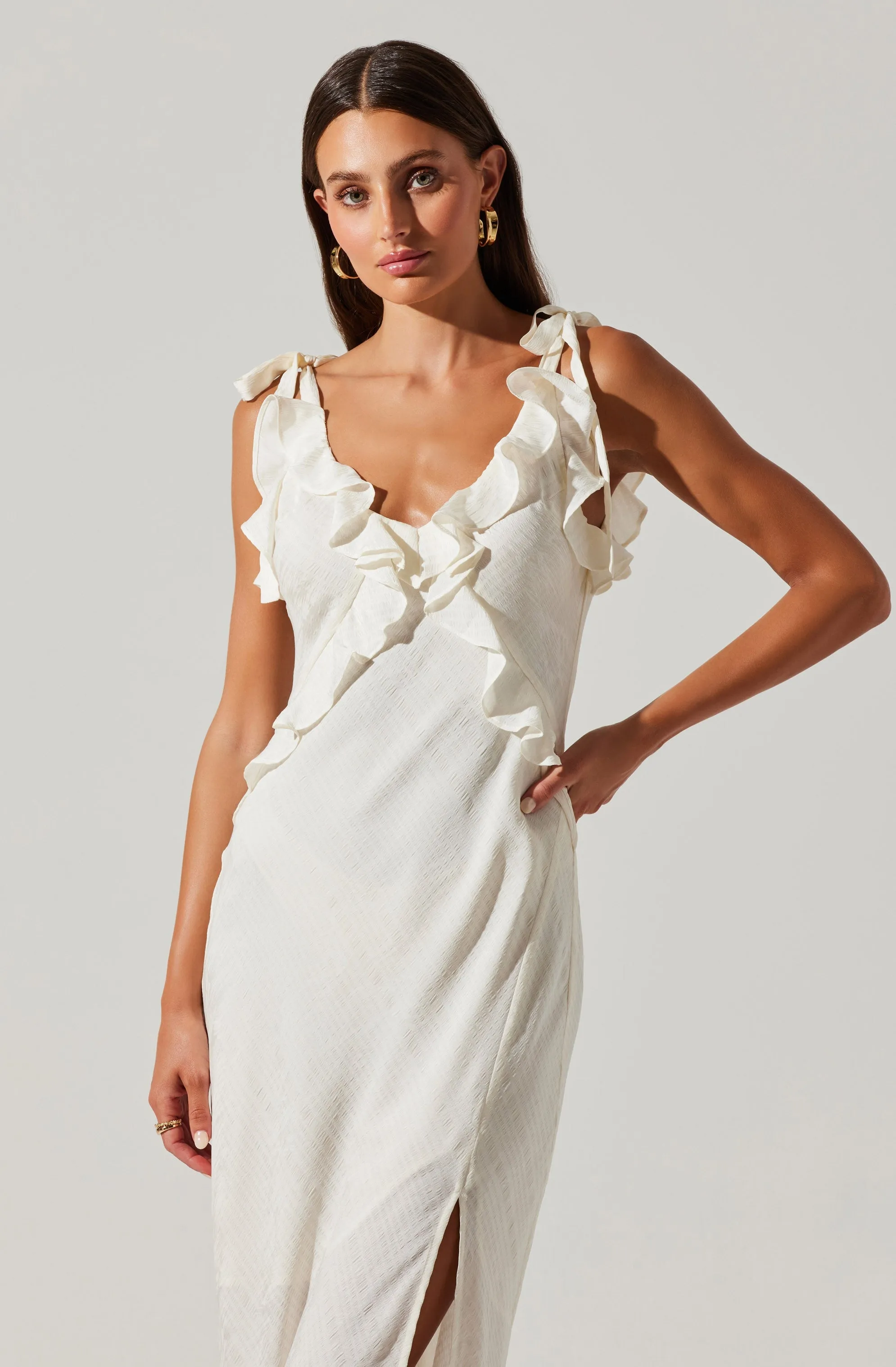 Sorbae Ruffle Maxi Dress sold by Astr product image thumbnail 4