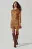 Cowl Neck Long Sleeve Mini Dress sold by Astr