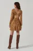 Cowl Neck Long Sleeve Mini Dress sold by Astr