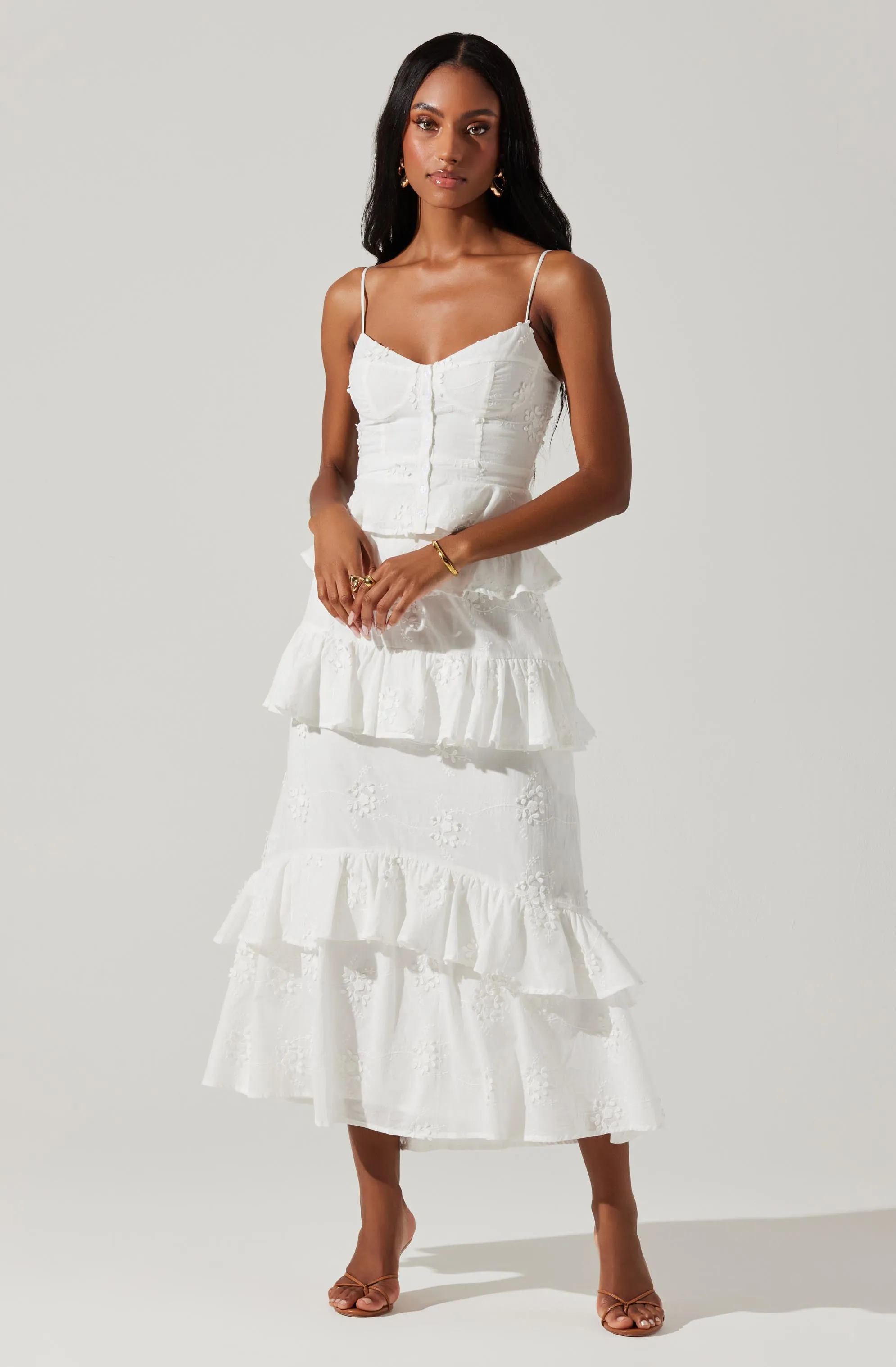 Elfie Eyelet Embroidered Top sold by Astr product image thumbnail 2