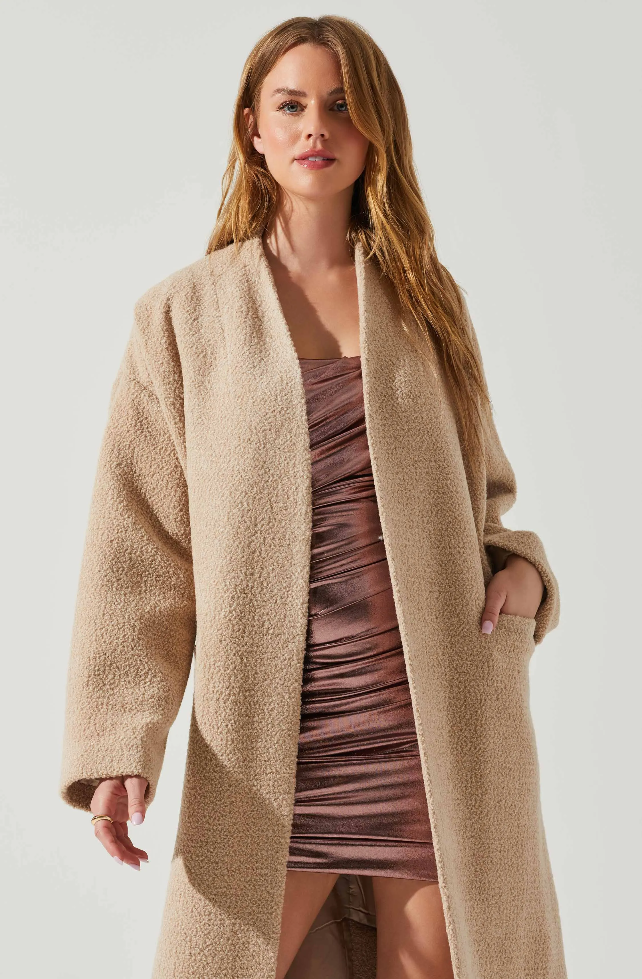 Edna Belted Coat sold by Astr product image thumbnail 3