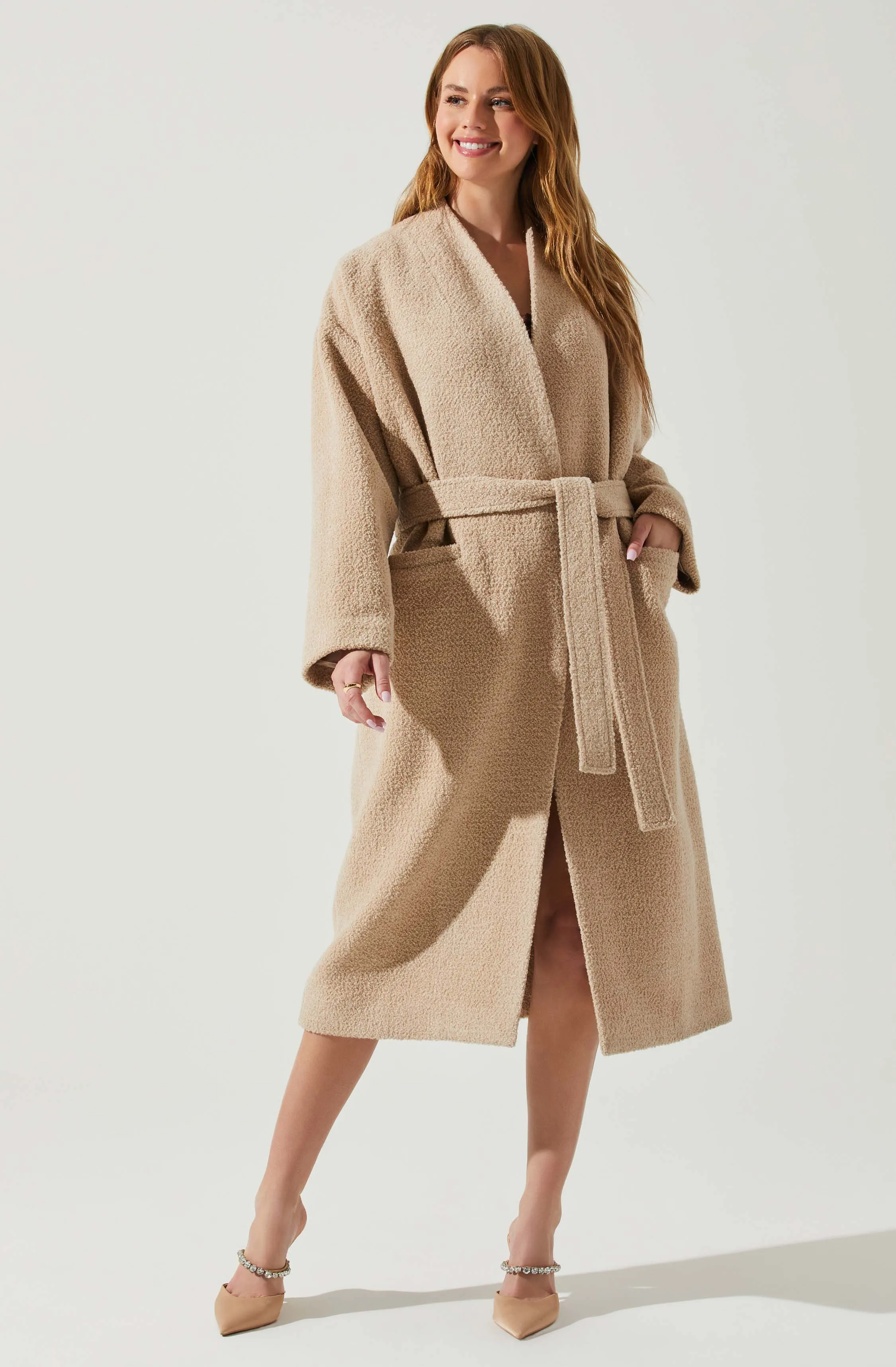 Edna Belted Coat sold by Astr product image thumbnail 2