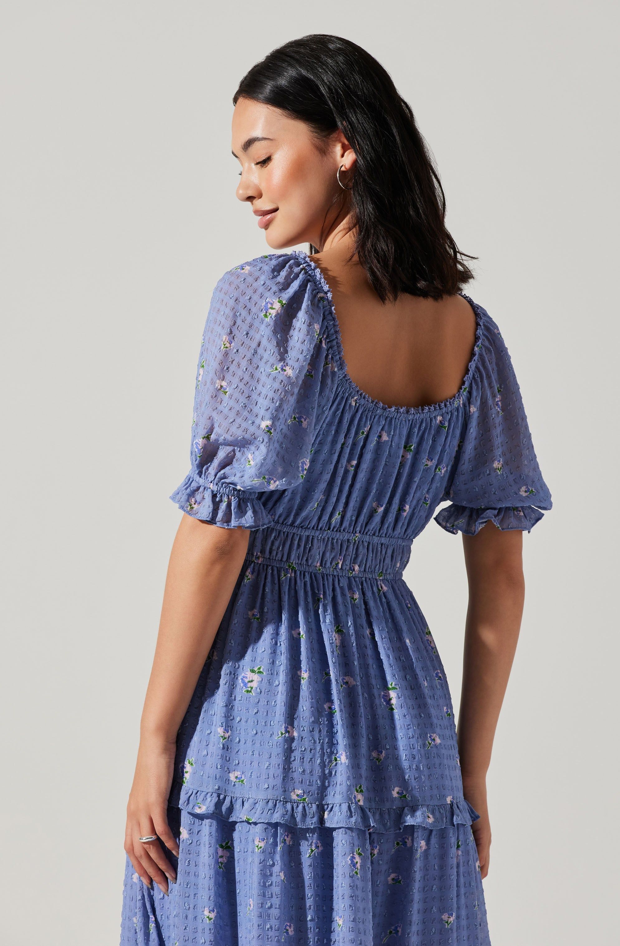 Kimmae Puff Sleeve Milkmaid Maxi Dress sold by Astr product image thumbnail 5