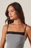 Tailored Lace Trim Mini Dress sold by Astr