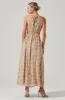 Mid Cutout Sleeveless Maxi Dress sold by Astr