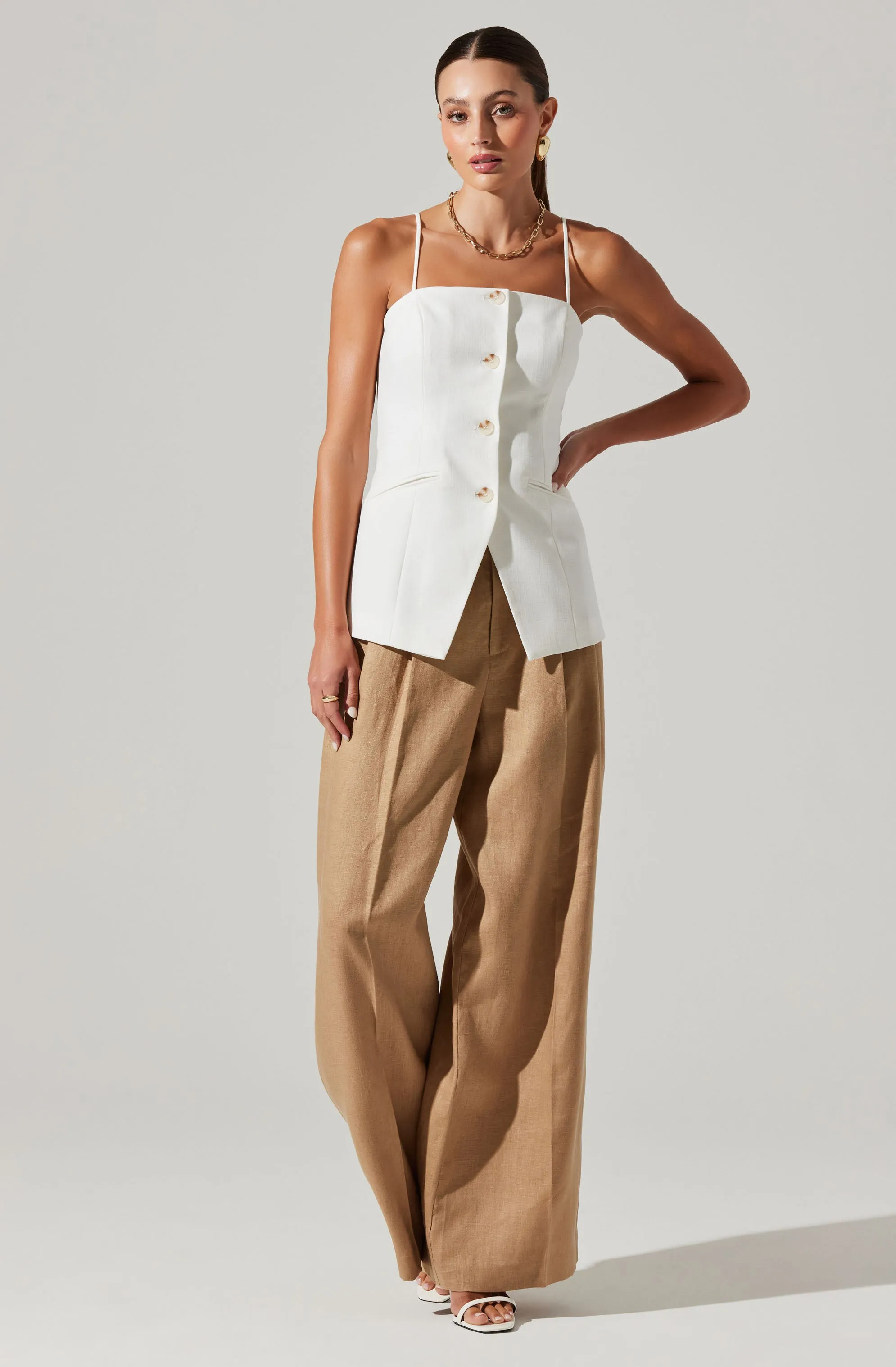 Nori Button Front Top sold by Astr product image thumbnail 2