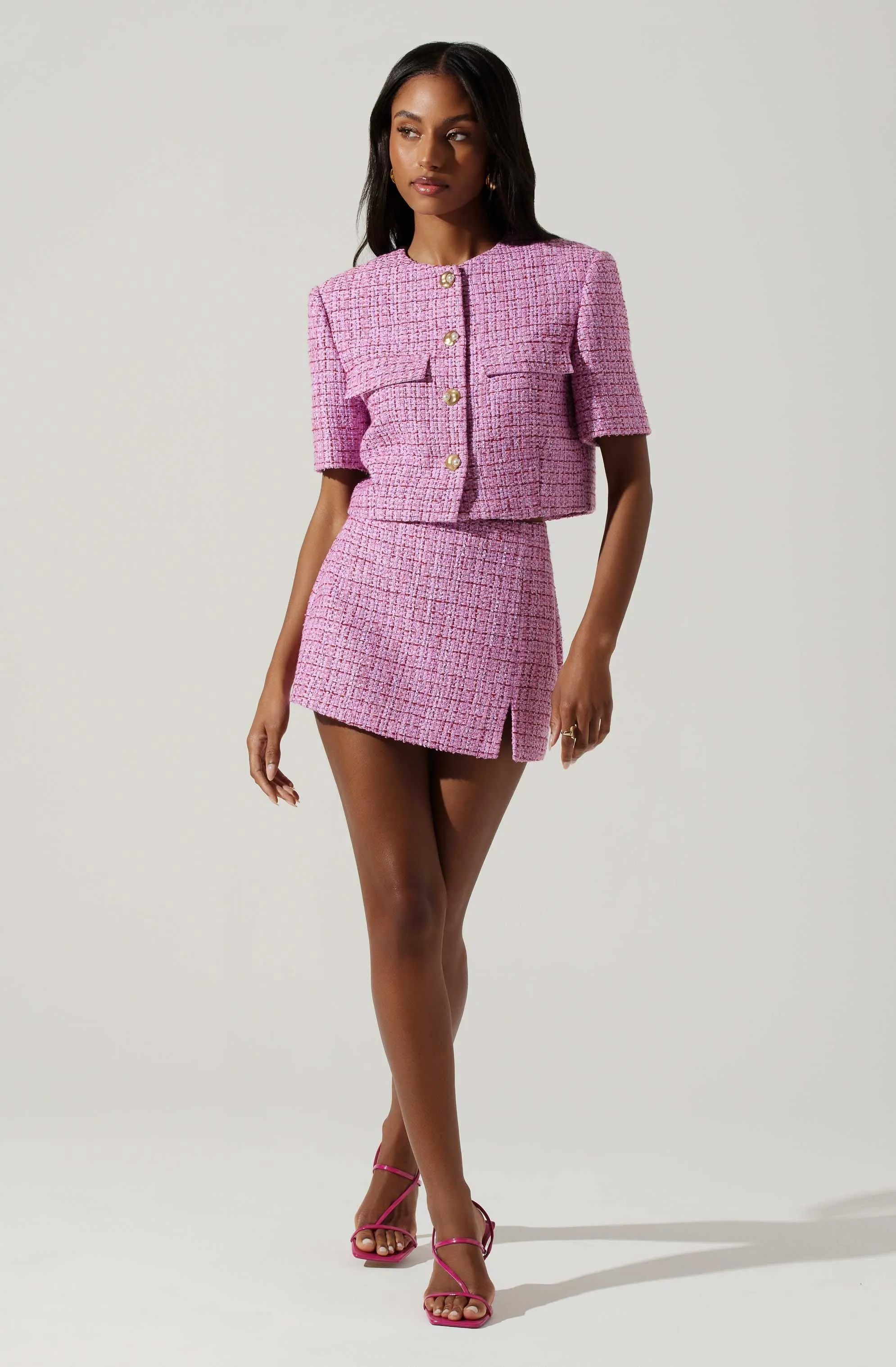 Covina Tweed Jacket sold by Astr product image thumbnail 2