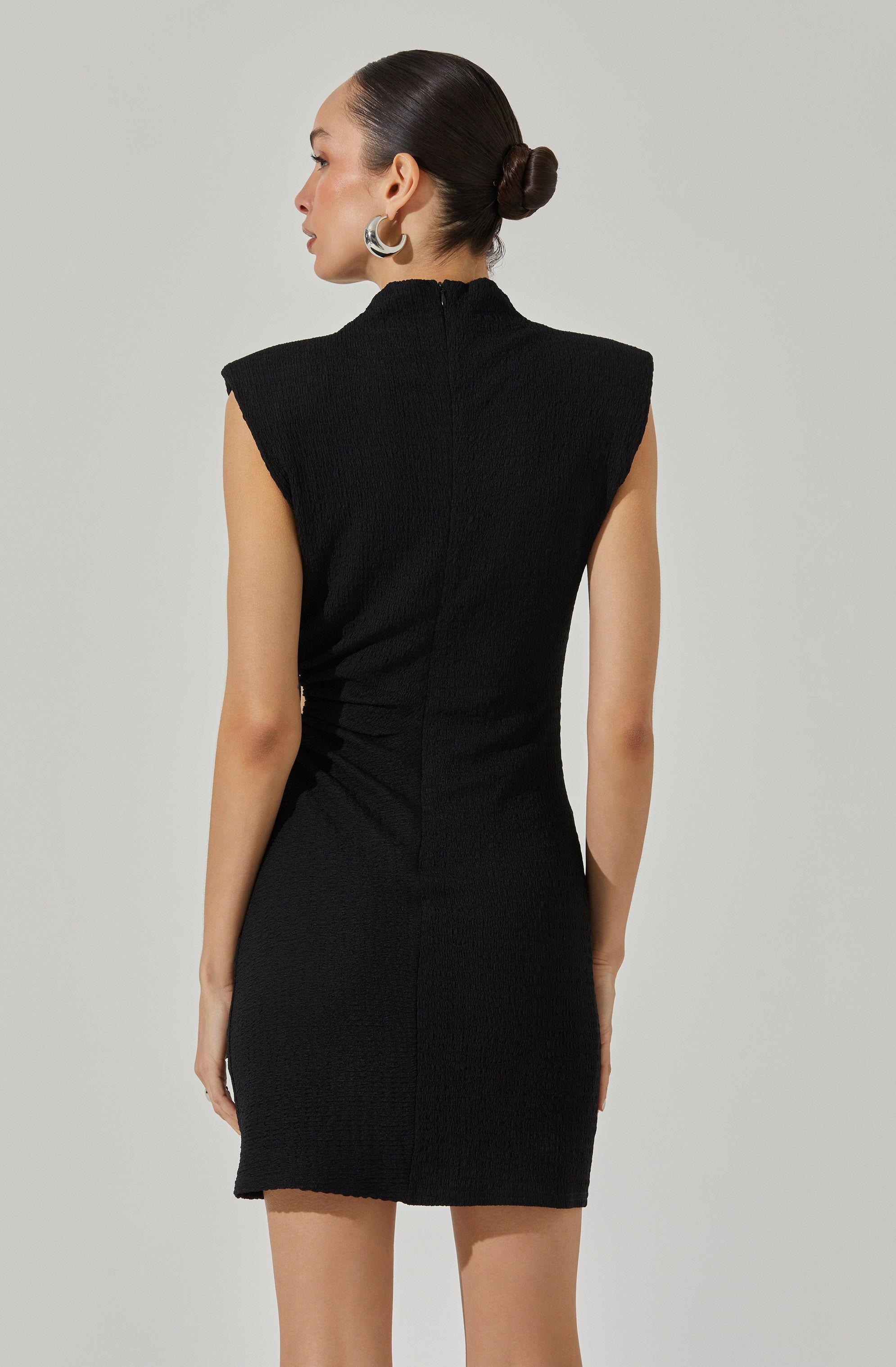 Draped knit bodycon dress sold by Astr product image thumbnail 4
