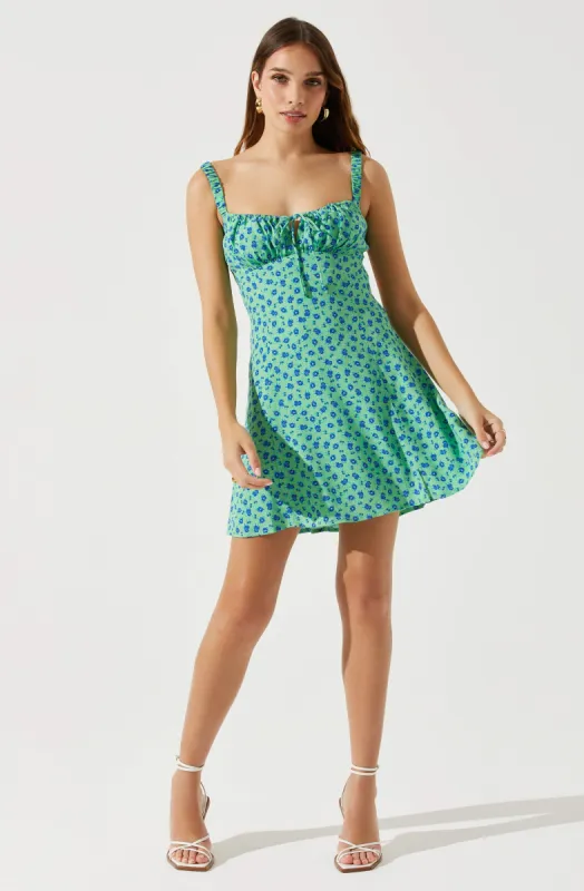 Sweetheart Neck Open Back Mini Dress sold by Astr