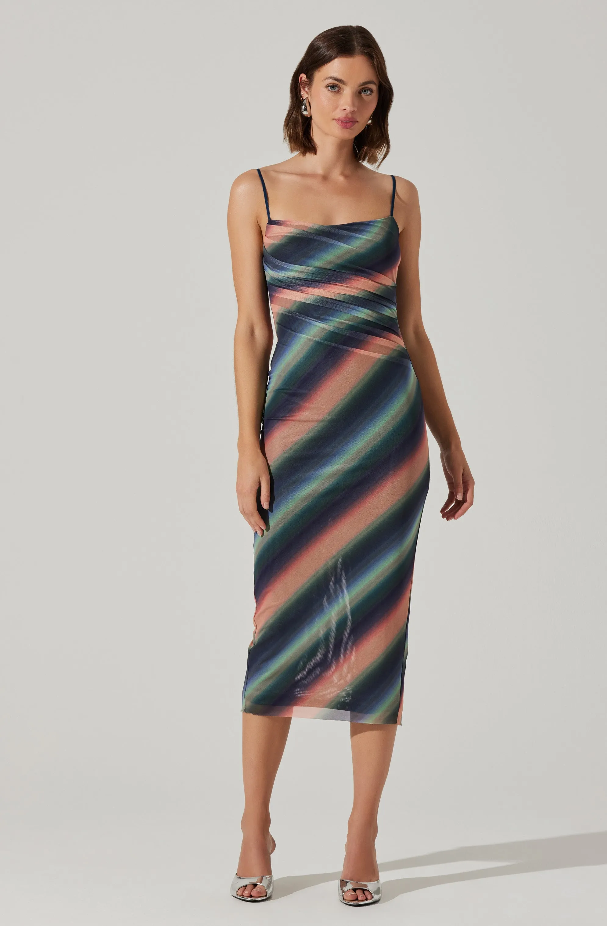 Synne Mesh Midi Dress sold by Astr