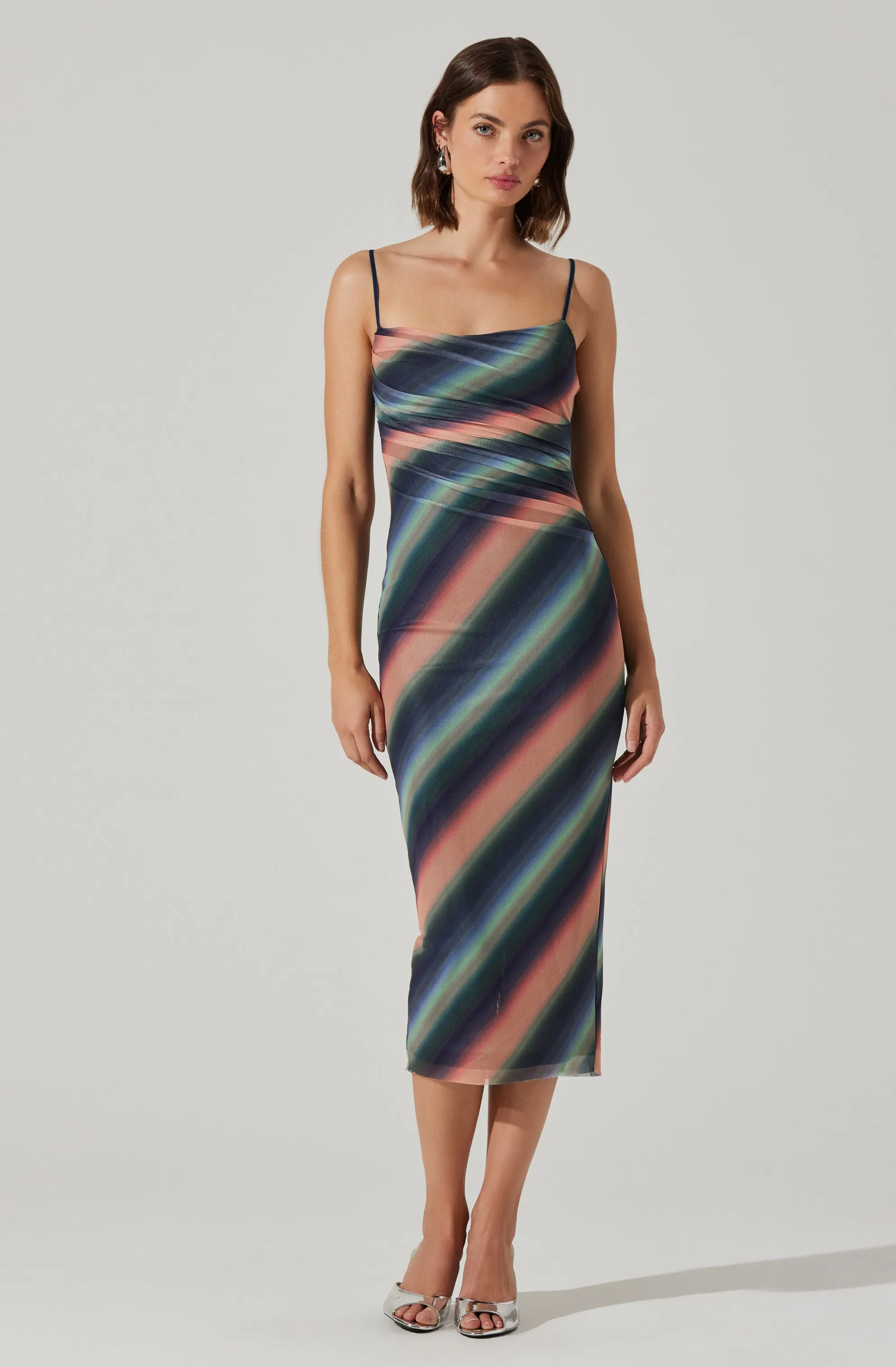 Synne Mesh Midi Dress sold by Astr product image thumbnail 3