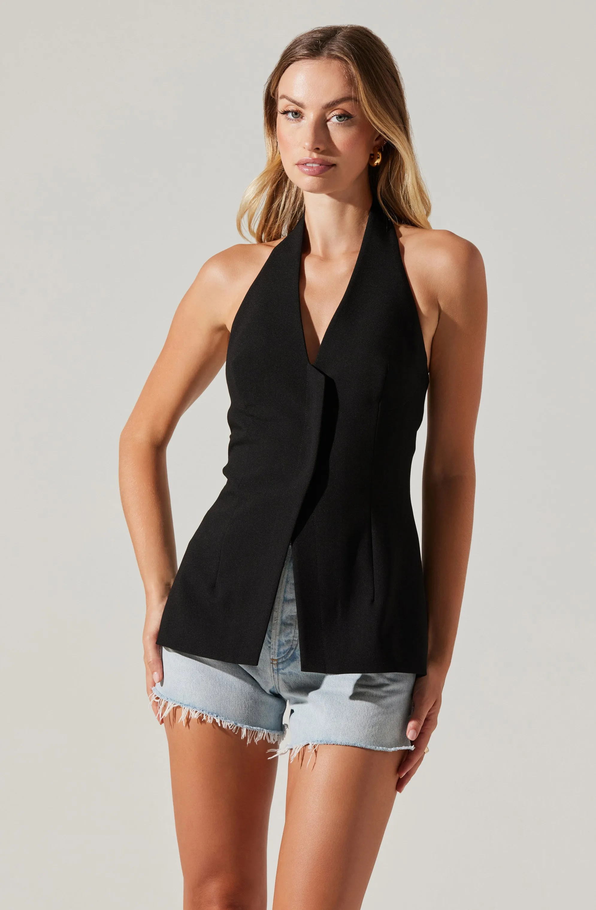 Jeanne Halter Neck Top sold by Astr product image thumbnail 3