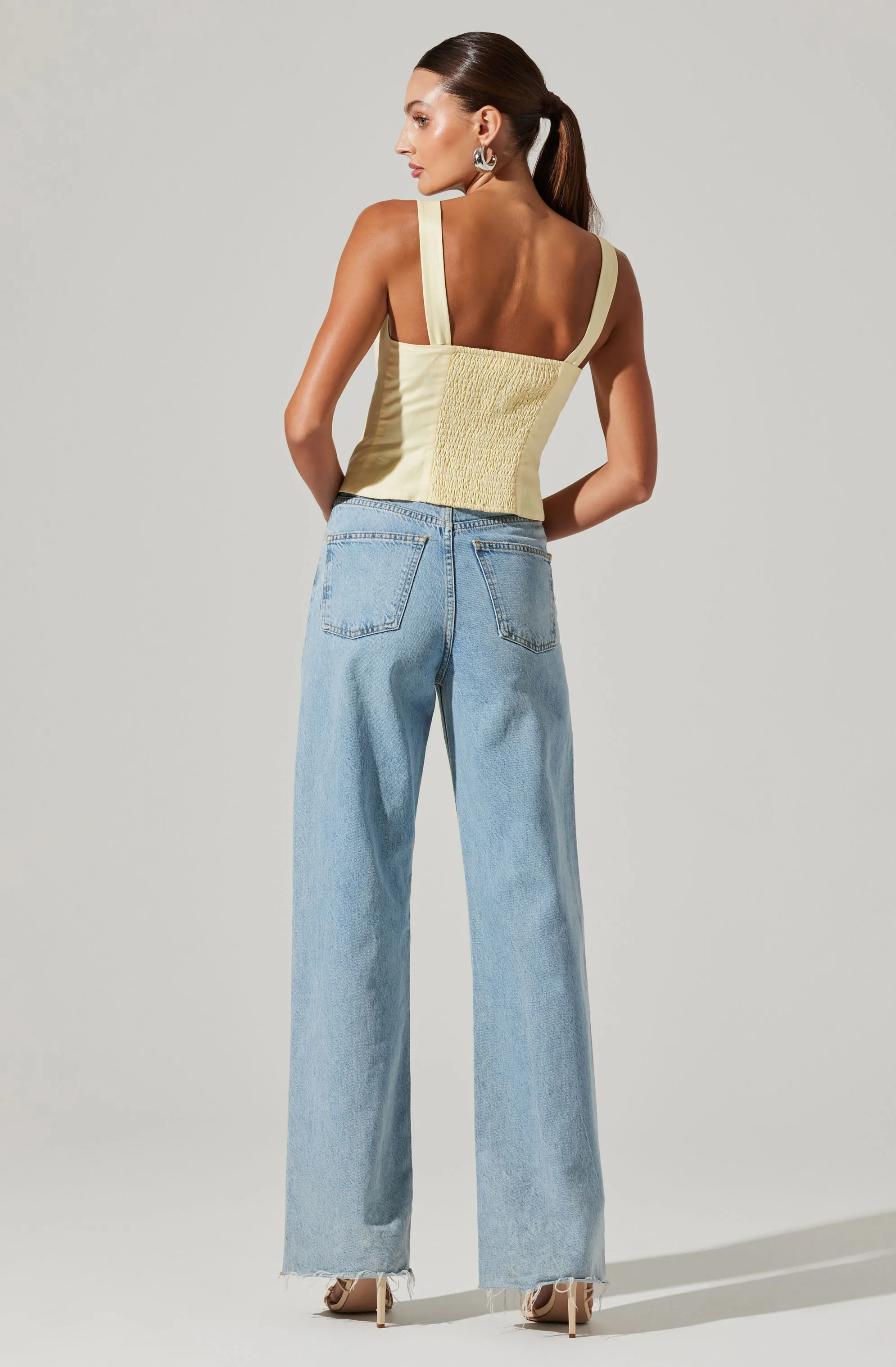 Raeni Square Neck Corset Top sold by Astr product image thumbnail 4