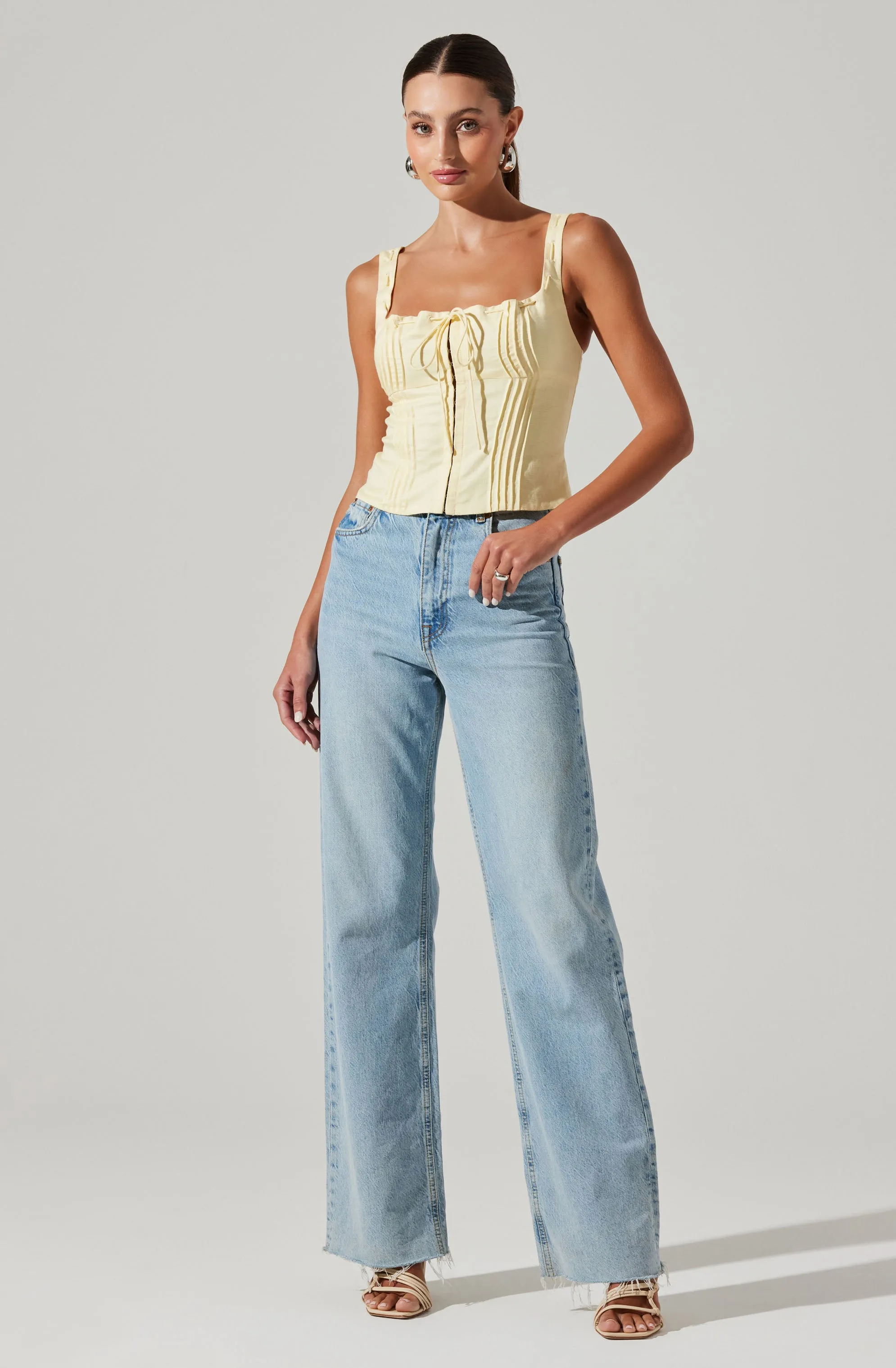 Raeni Square Neck Corset Top sold by Astr product image thumbnail 2