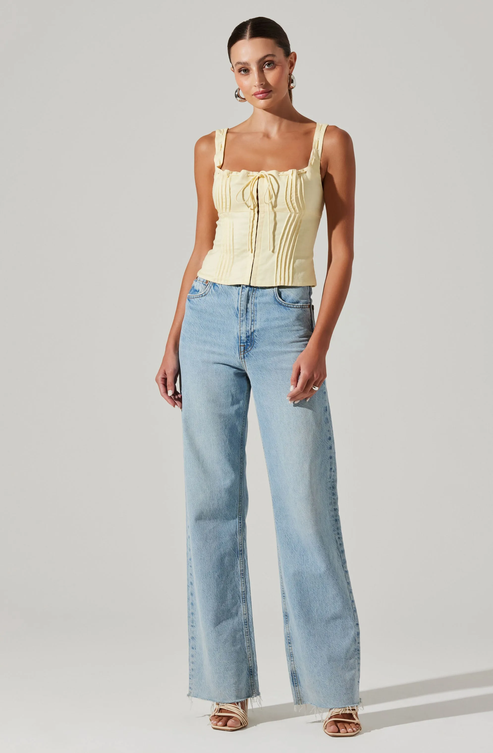 Raeni Square Neck Corset Top sold by Astr product image thumbnail 5
