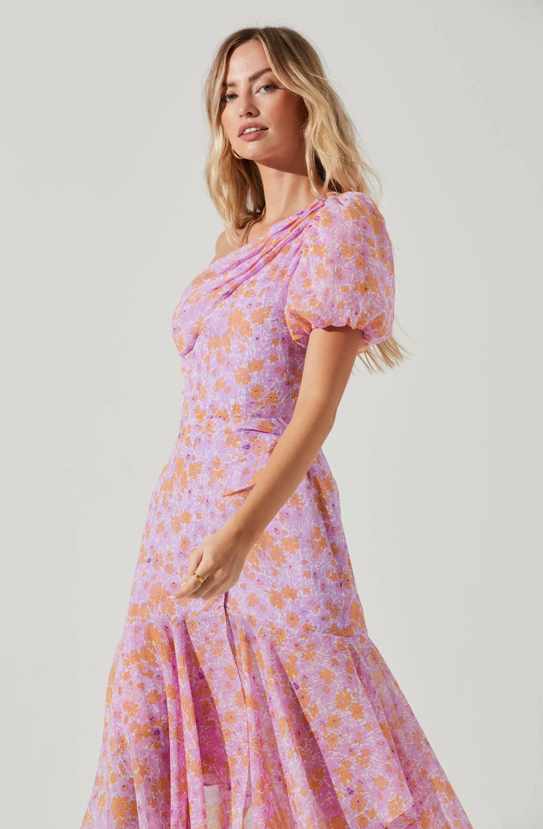 Santorini One Shoulder Midi Dress sold by Astr product image thumbnail 3