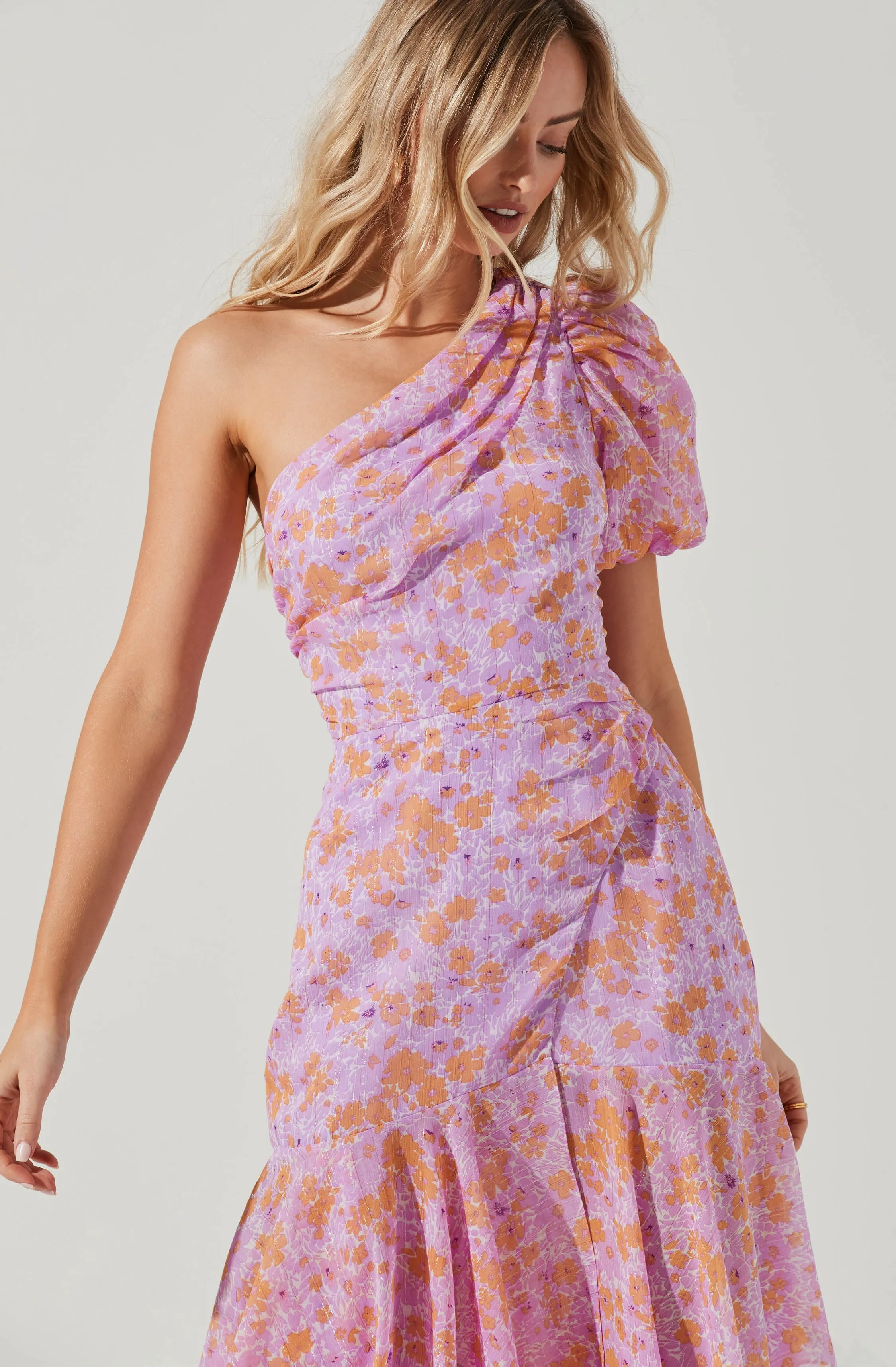 Santorini One Shoulder Midi Dress sold by Astr product image thumbnail 4