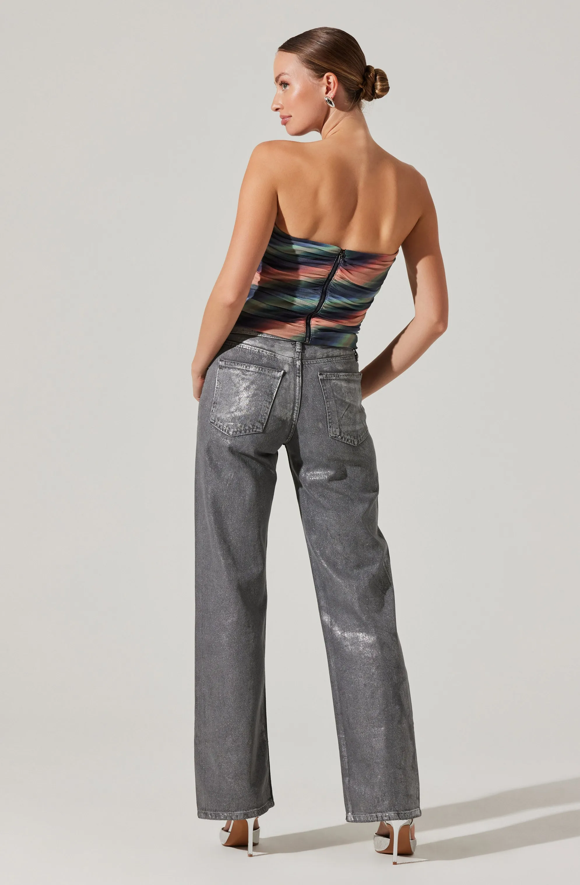 Akila Mesh Tube Top sold by Astr product image thumbnail 4