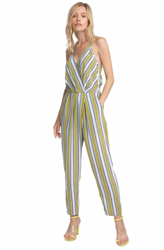 Sterling Striped Jumpsuit sold by Astr