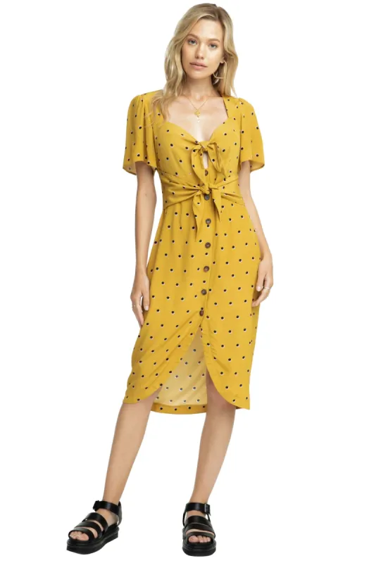 Cole Polka Dot Midi Dress sold by Astr