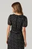 Bennet Polka Dot Midi Dress sold by Astr