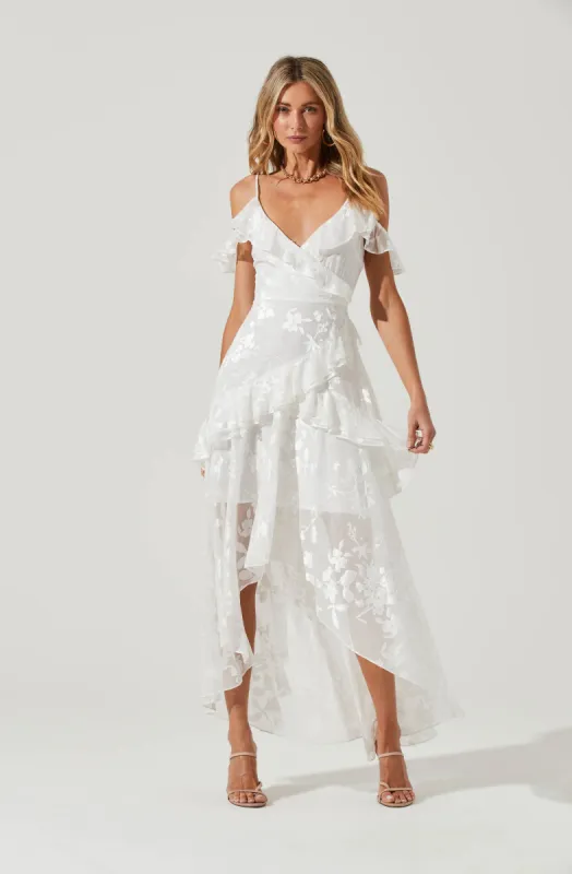 Pemberley Floral High Low Dress sold by Astr