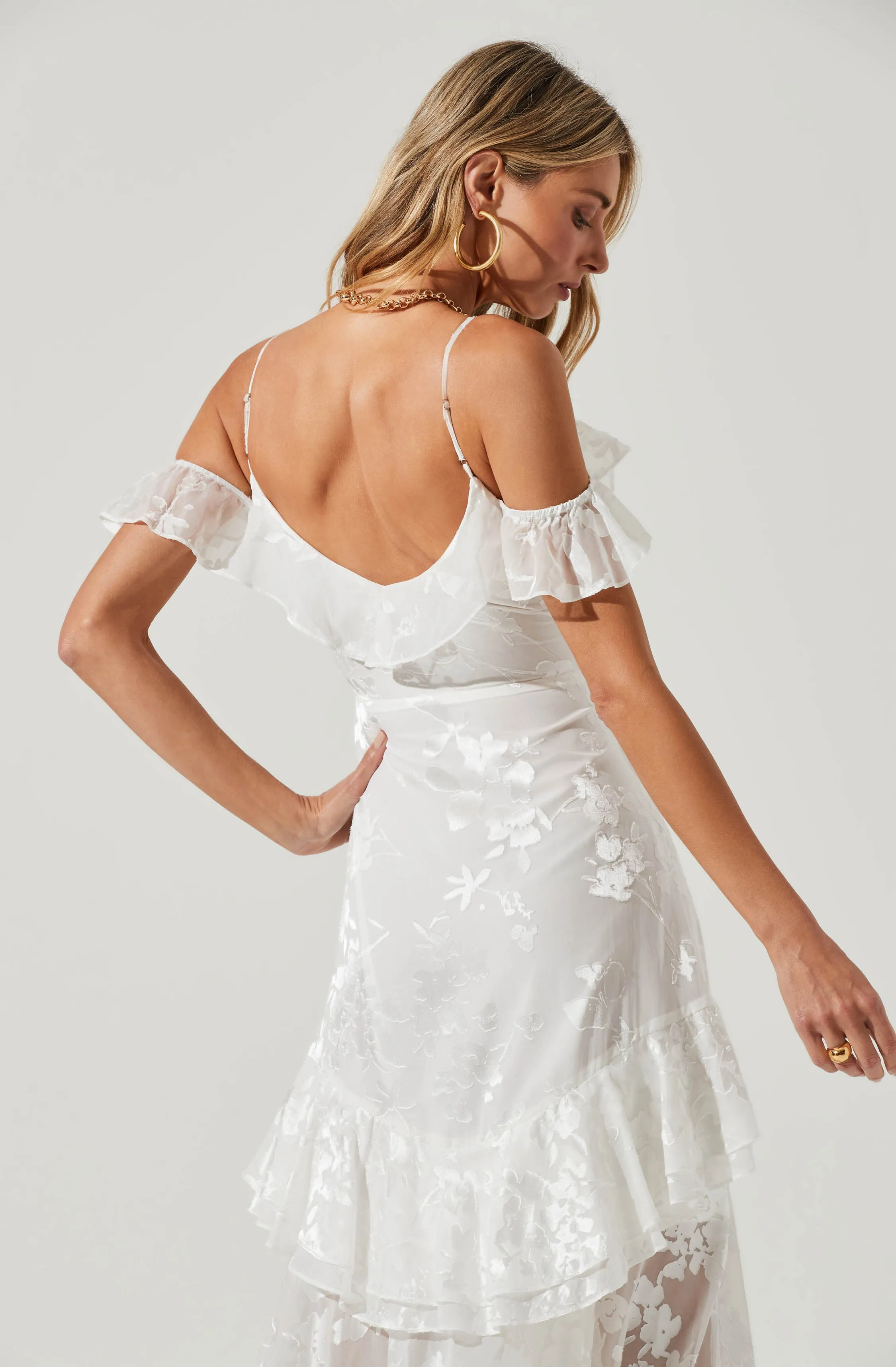 Pemberley Floral High Low Dress sold by Astr product image thumbnail 3