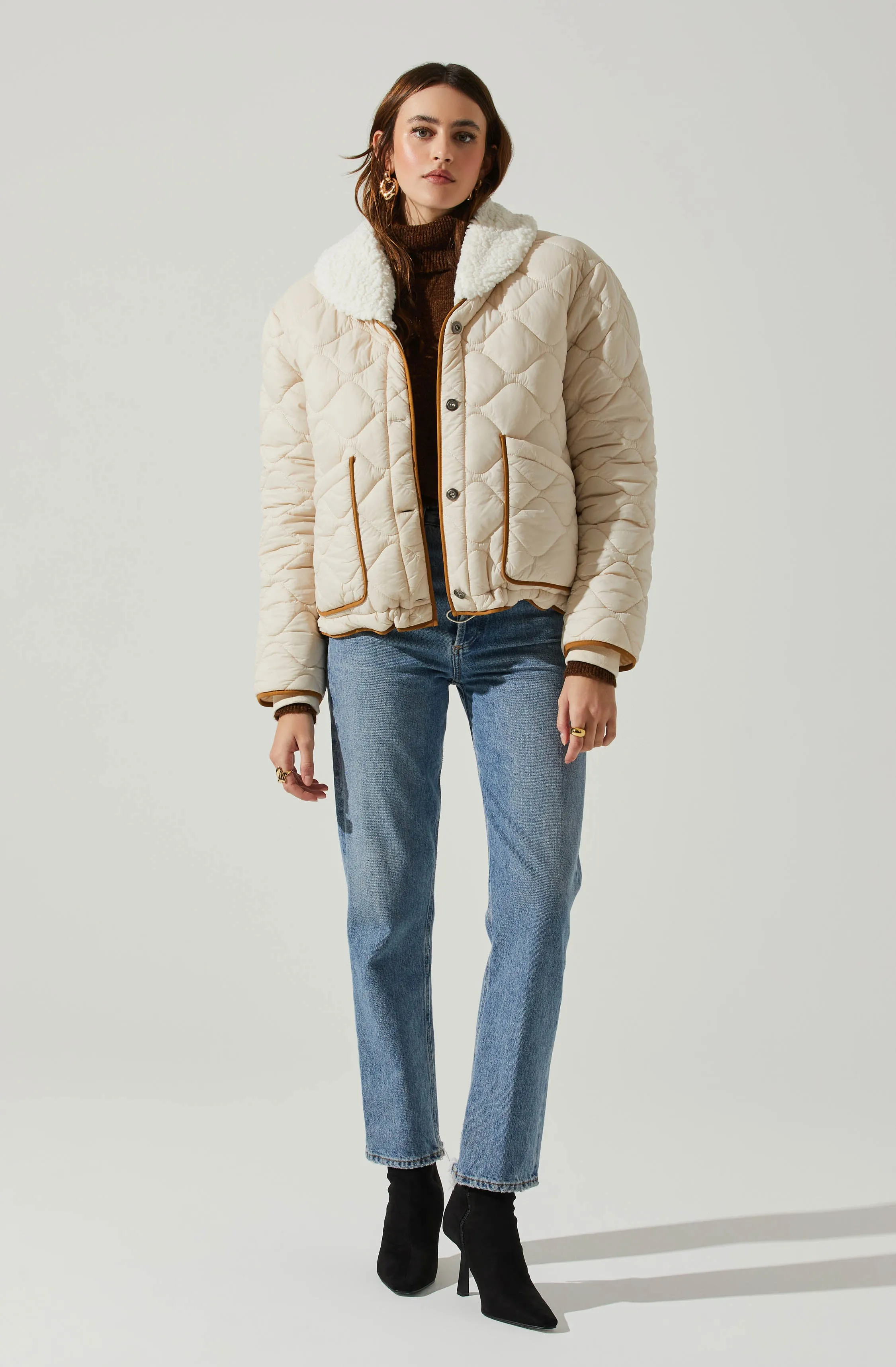 Bellamie Quilted Jacket sold by Astr product image thumbnail 4