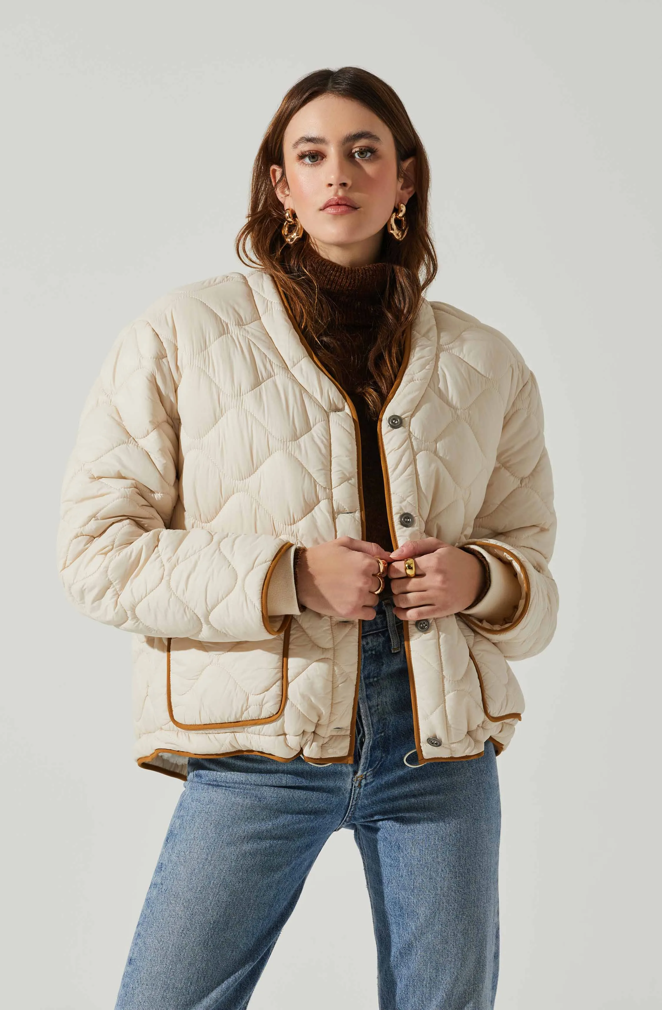 Bellamie Quilted Jacket sold by Astr