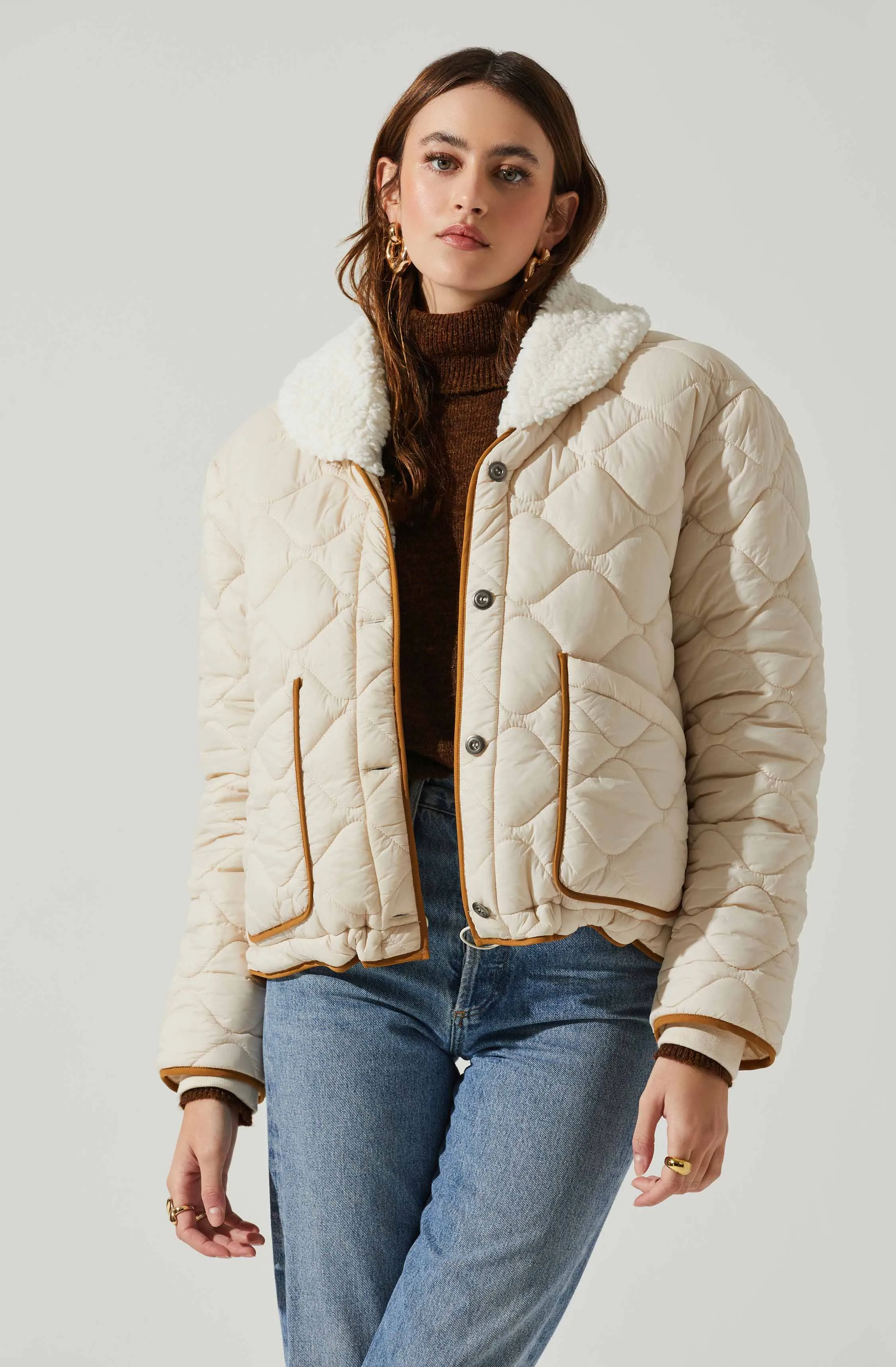 Bellamie Quilted Jacket sold by Astr product image thumbnail 3