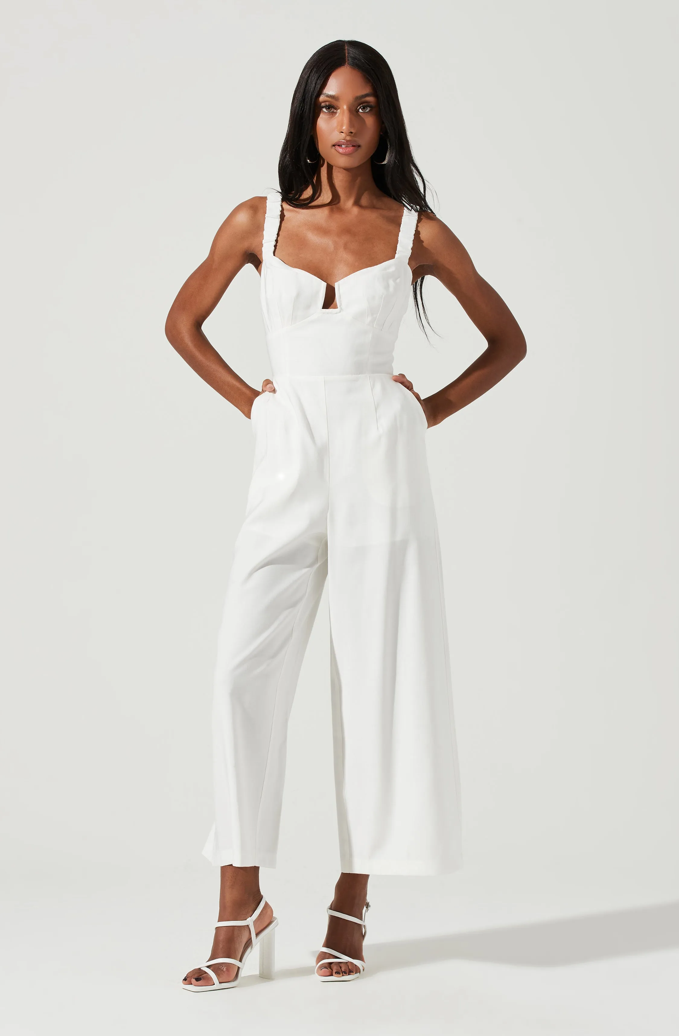 Versailles Sleeveless Jumpsuit sold by Astr product image thumbnail 4