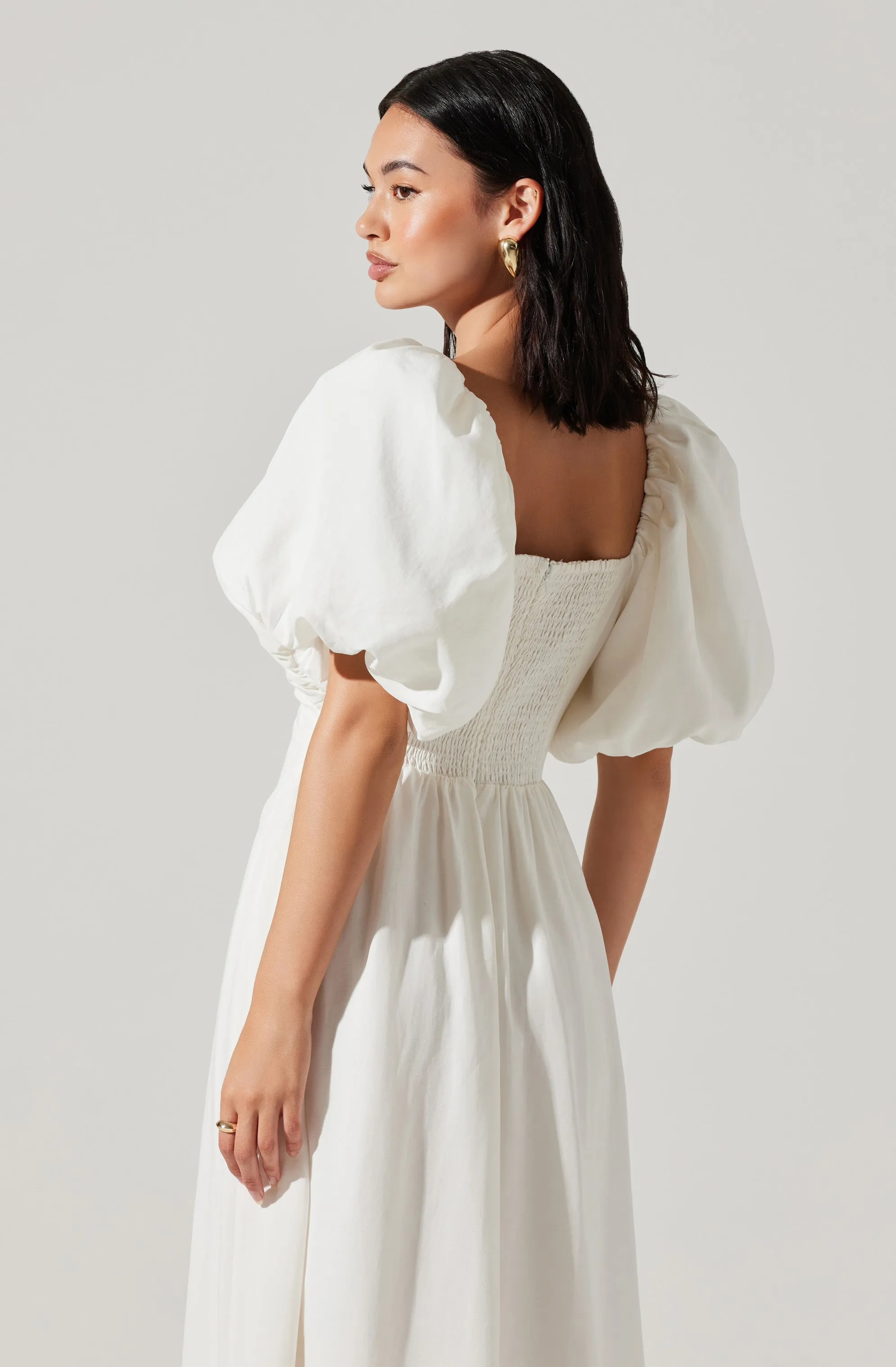 Serilda Puff Sleeve Midi Dress sold by Astr product image thumbnail 5