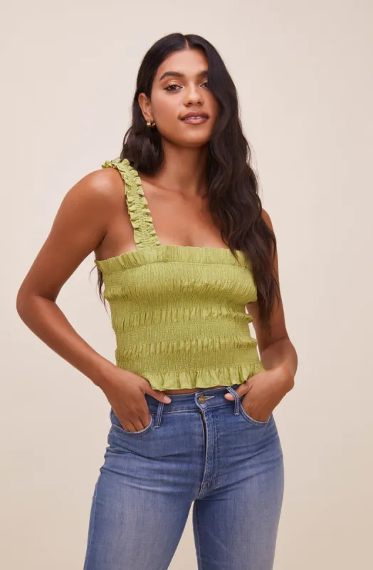 Twiggy Smocked Top sold by Astr