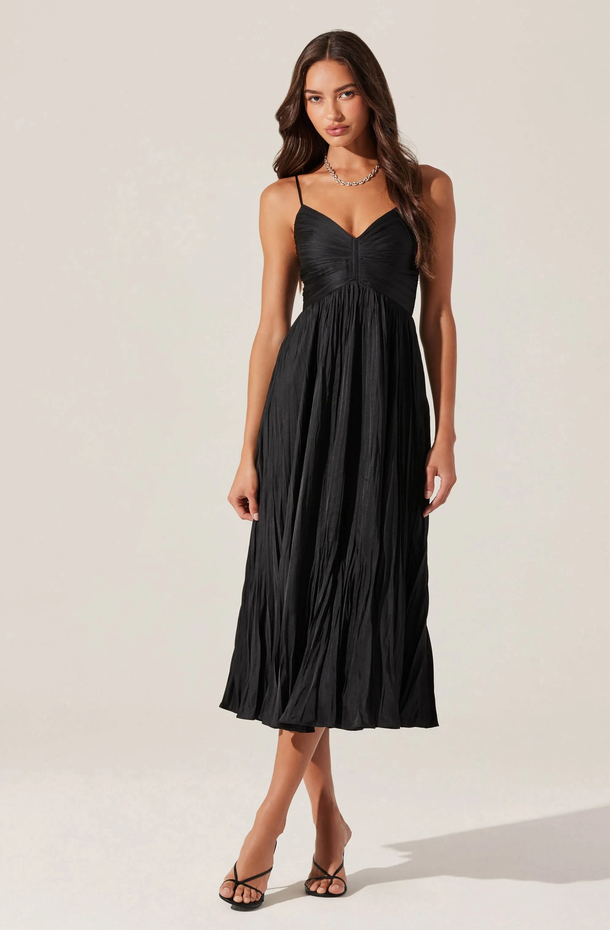Maeve Pleated Midi Dress sold by Astr product image thumbnail 3