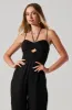 Kamora Front Cutout Jumpsuit sold by Astr