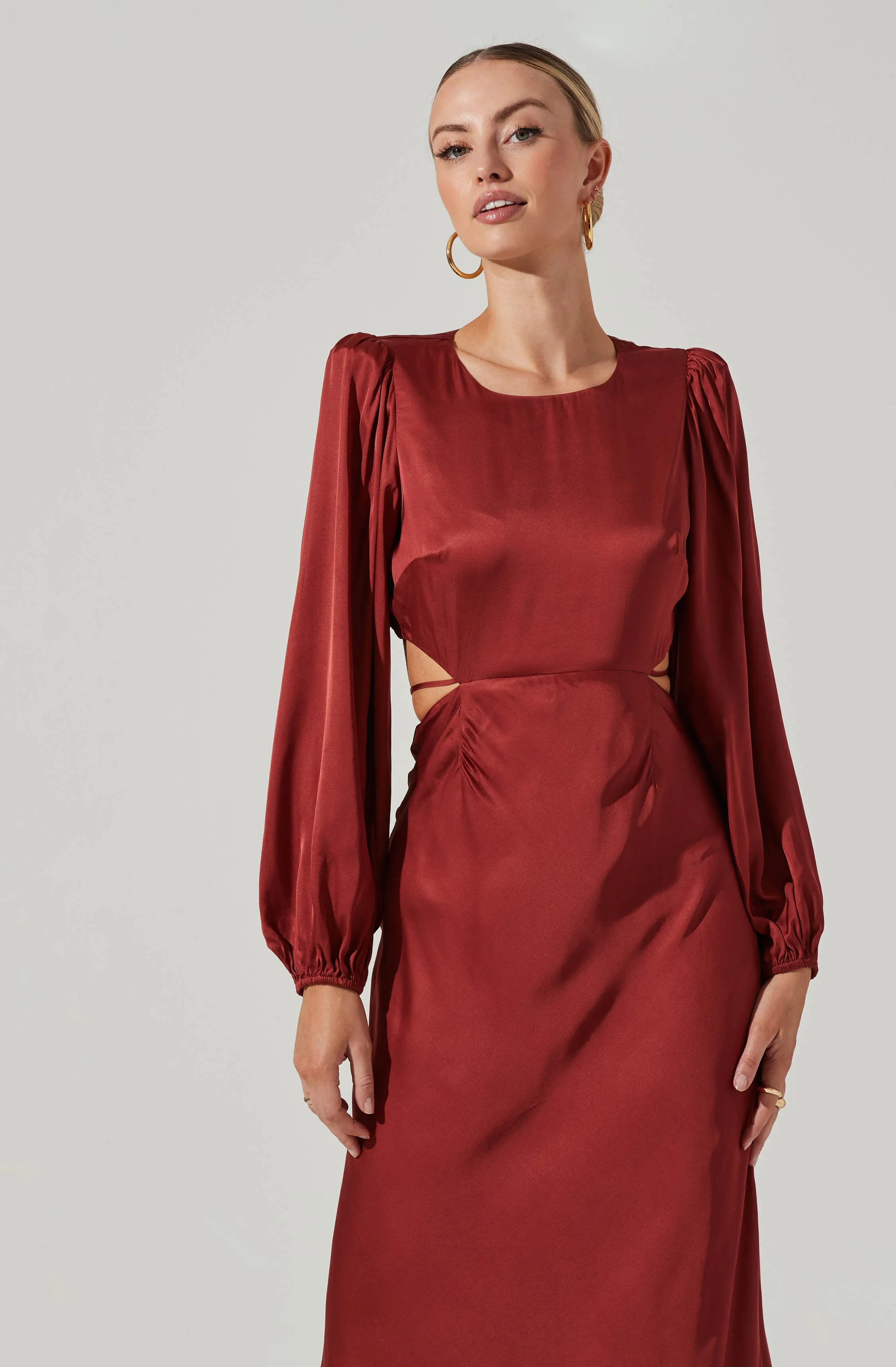Quinn Cutout Long Sleeve Midi Dress sold by Astr product image thumbnail 2