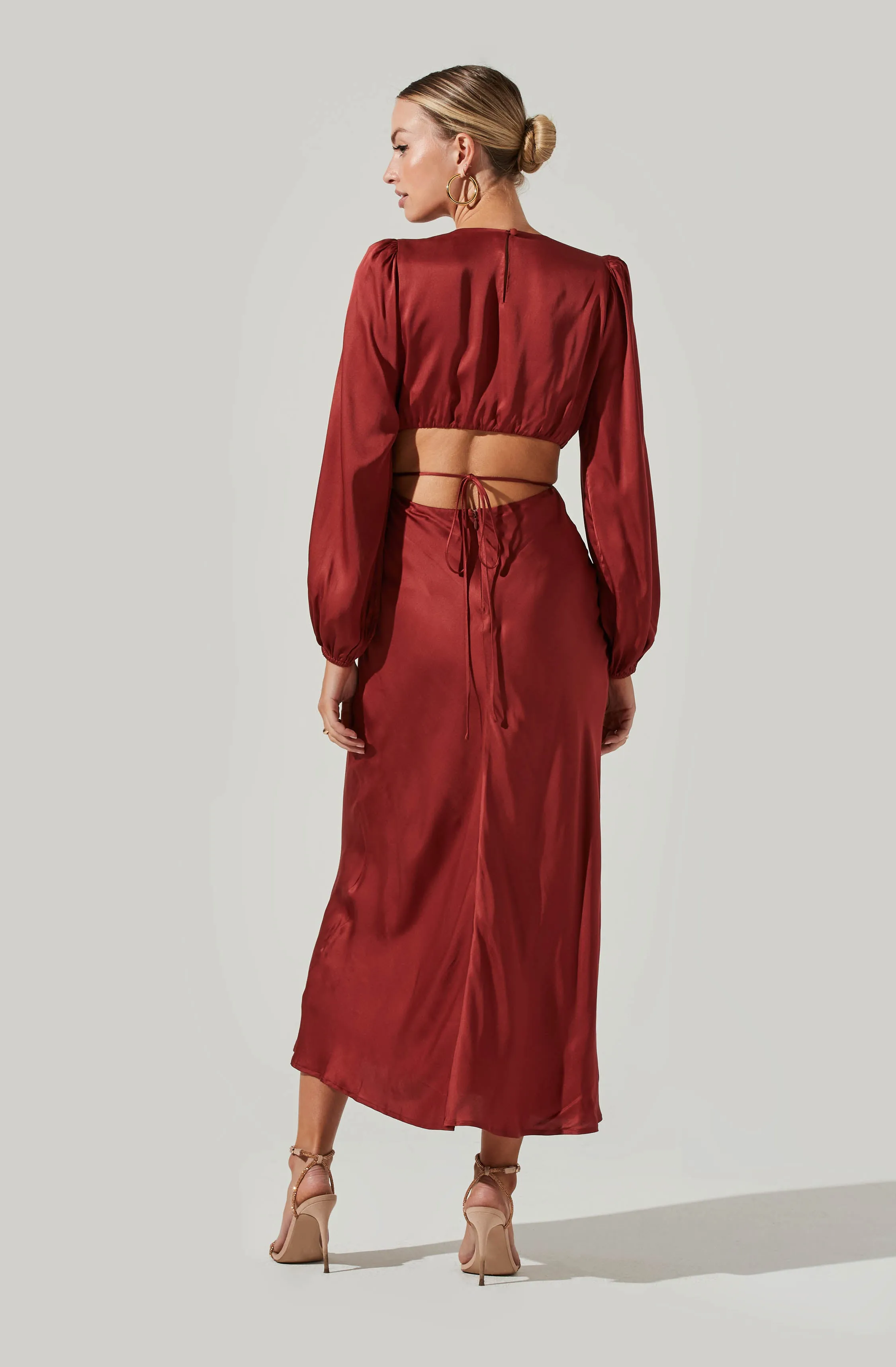 Quinn Cutout Long Sleeve Midi Dress sold by Astr product image thumbnail 5
