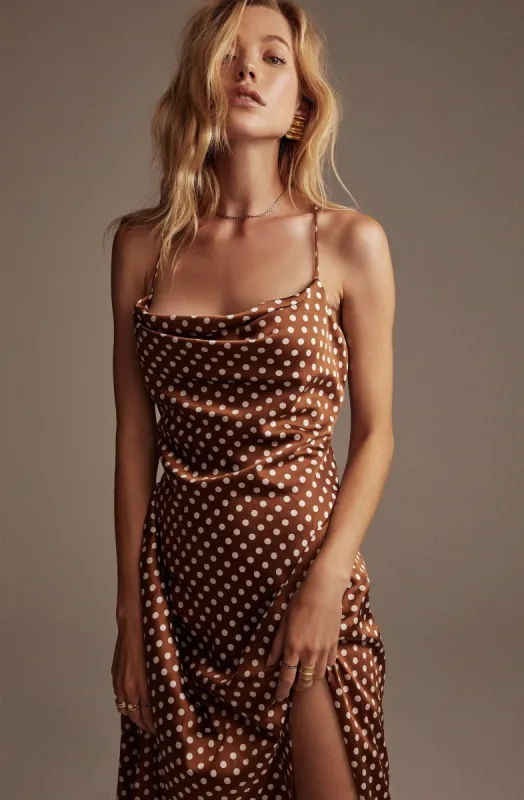 Cowl Strappy Dress sold by Astr