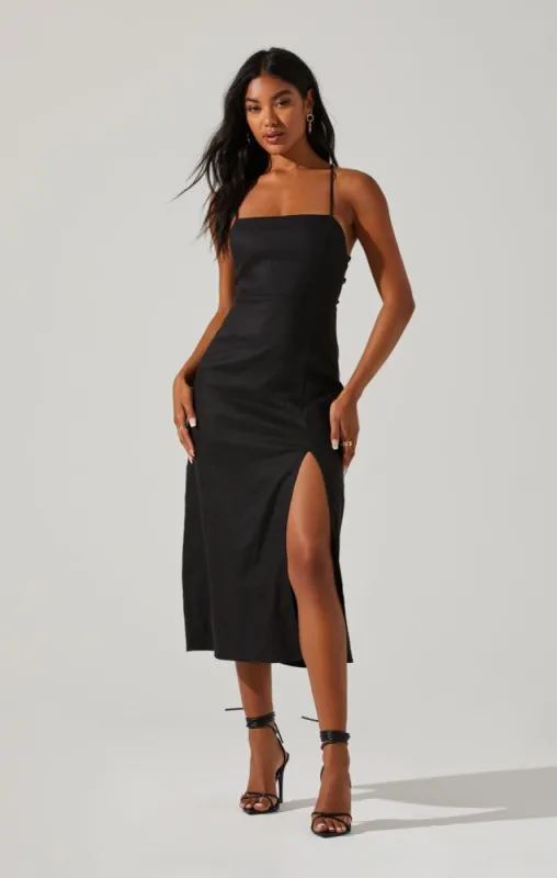 Brayden Strappy Back Midi Dress sold by Astr