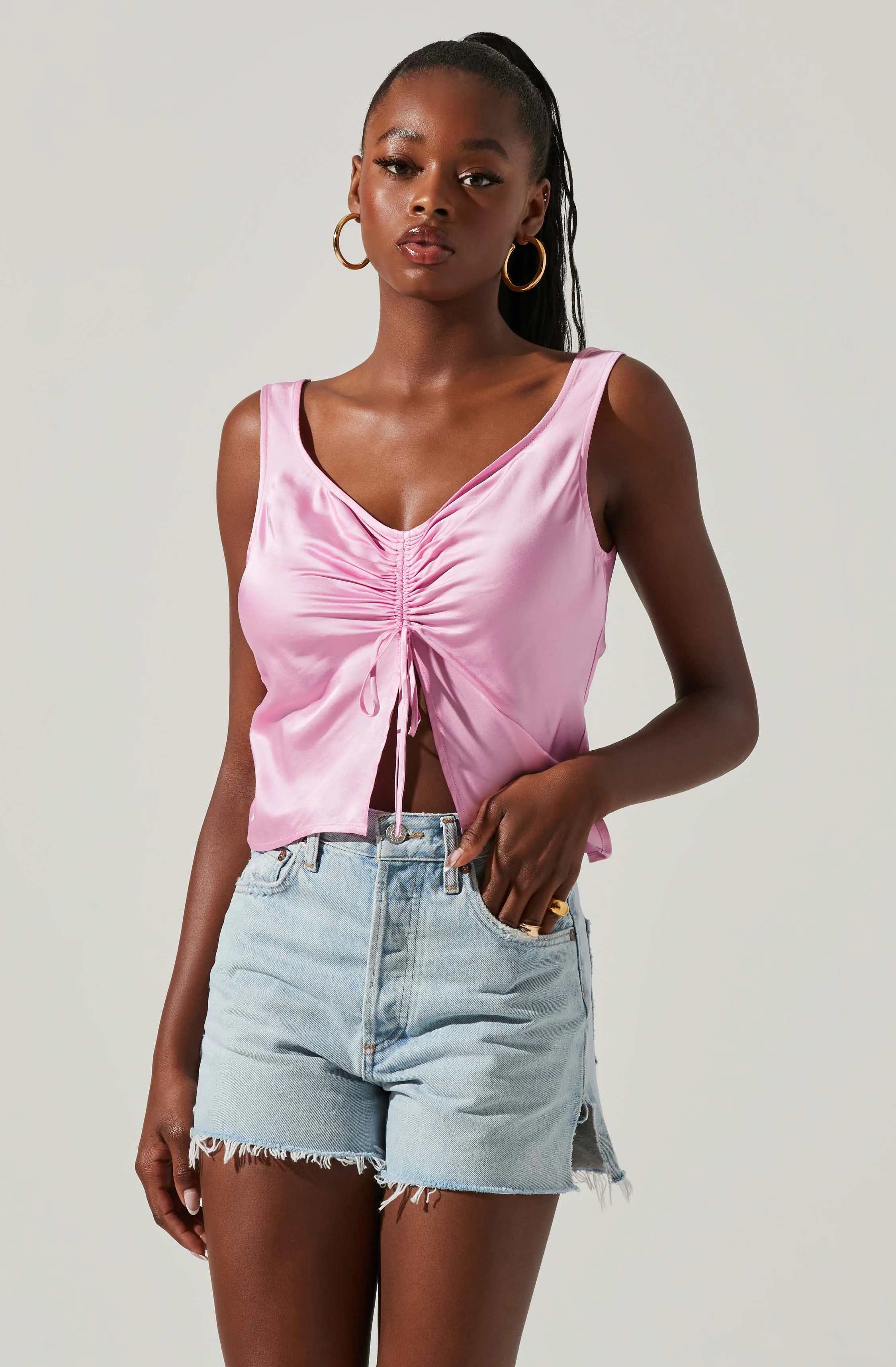 Julie Cinched Front Top sold by Astr product image thumbnail 5