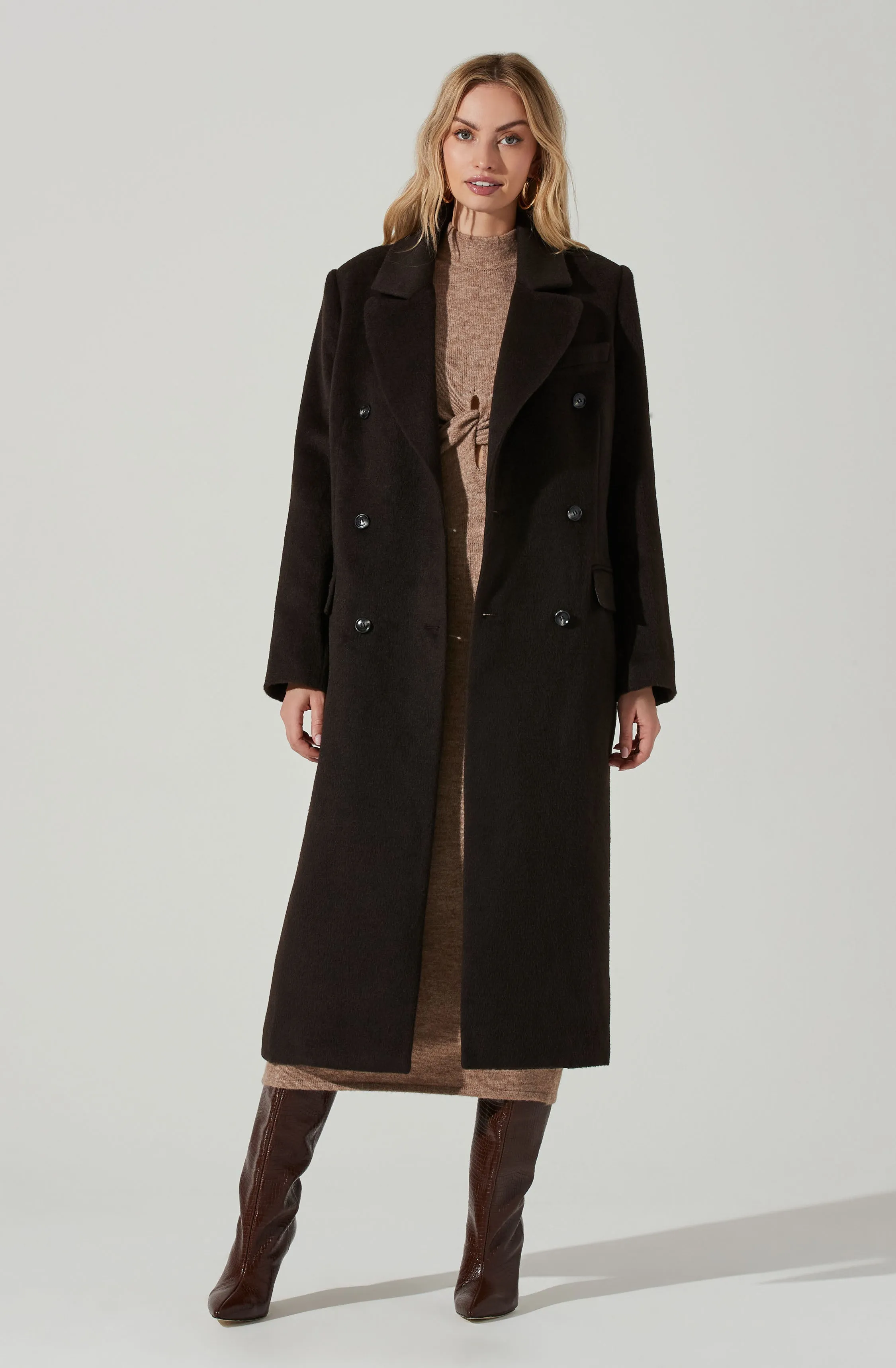 Morana Double Breasted Duster Coat sold by Astr