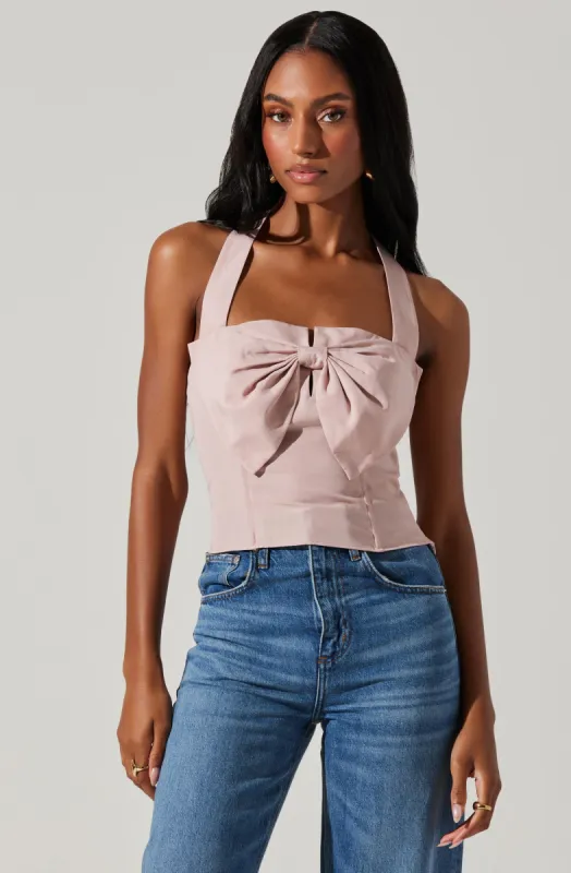 Sunna Halter Neck Top made by Astr
