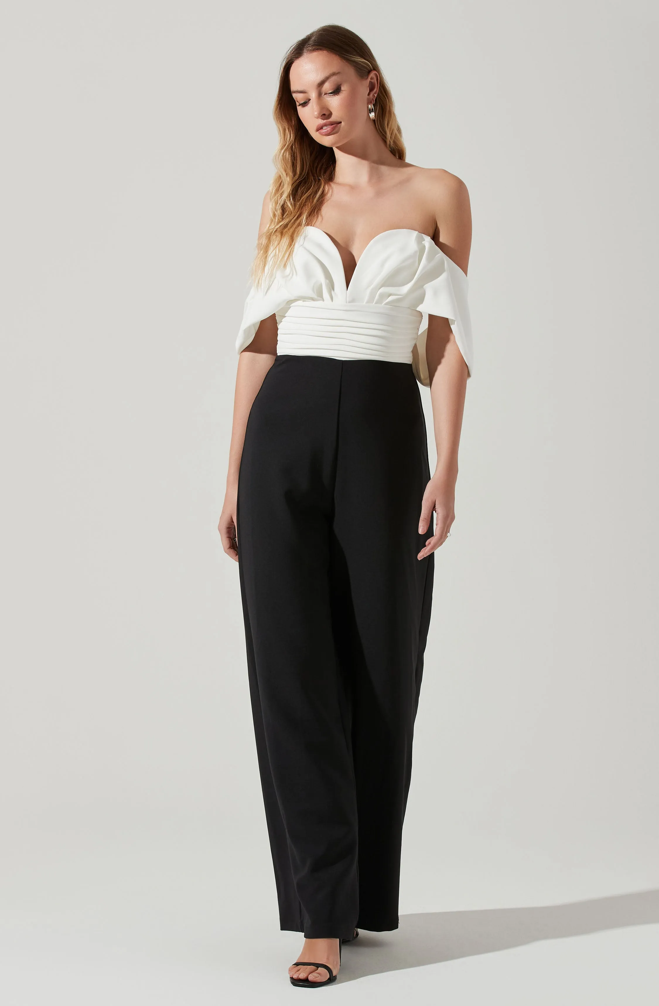Betania Color Block Wide Leg Jumpsuit sold by Astr product image thumbnail 3