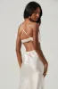 Colette Satin Cutout Midi Dress sold by Astr