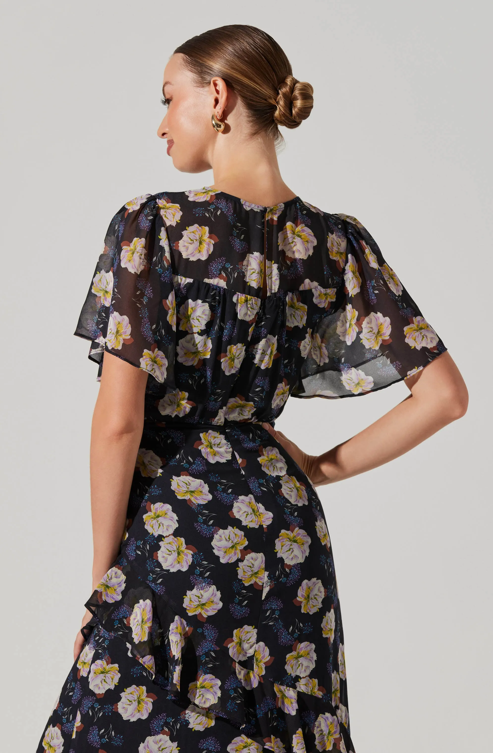 Floramae Floral Midi Dress sold by Astr product image thumbnail 4