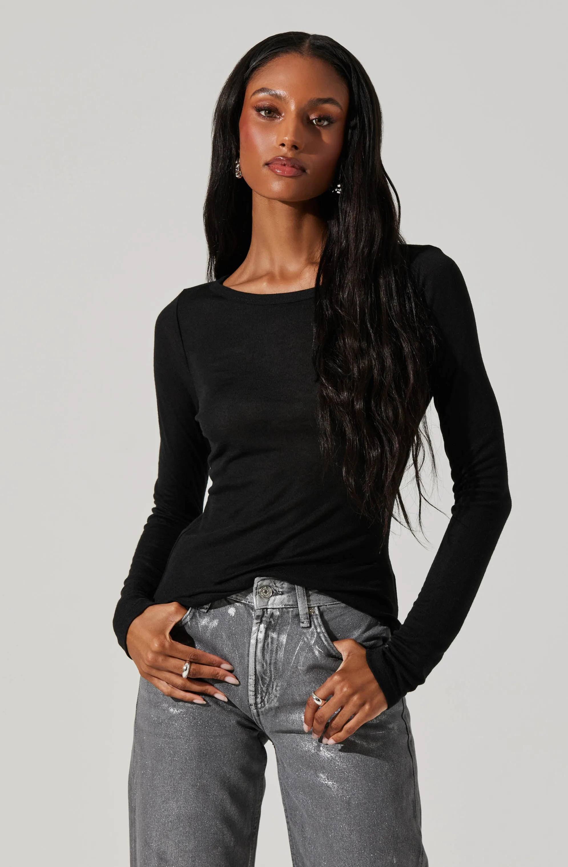 Alyn Long Sleeve Top sold by Astr product image thumbnail 3