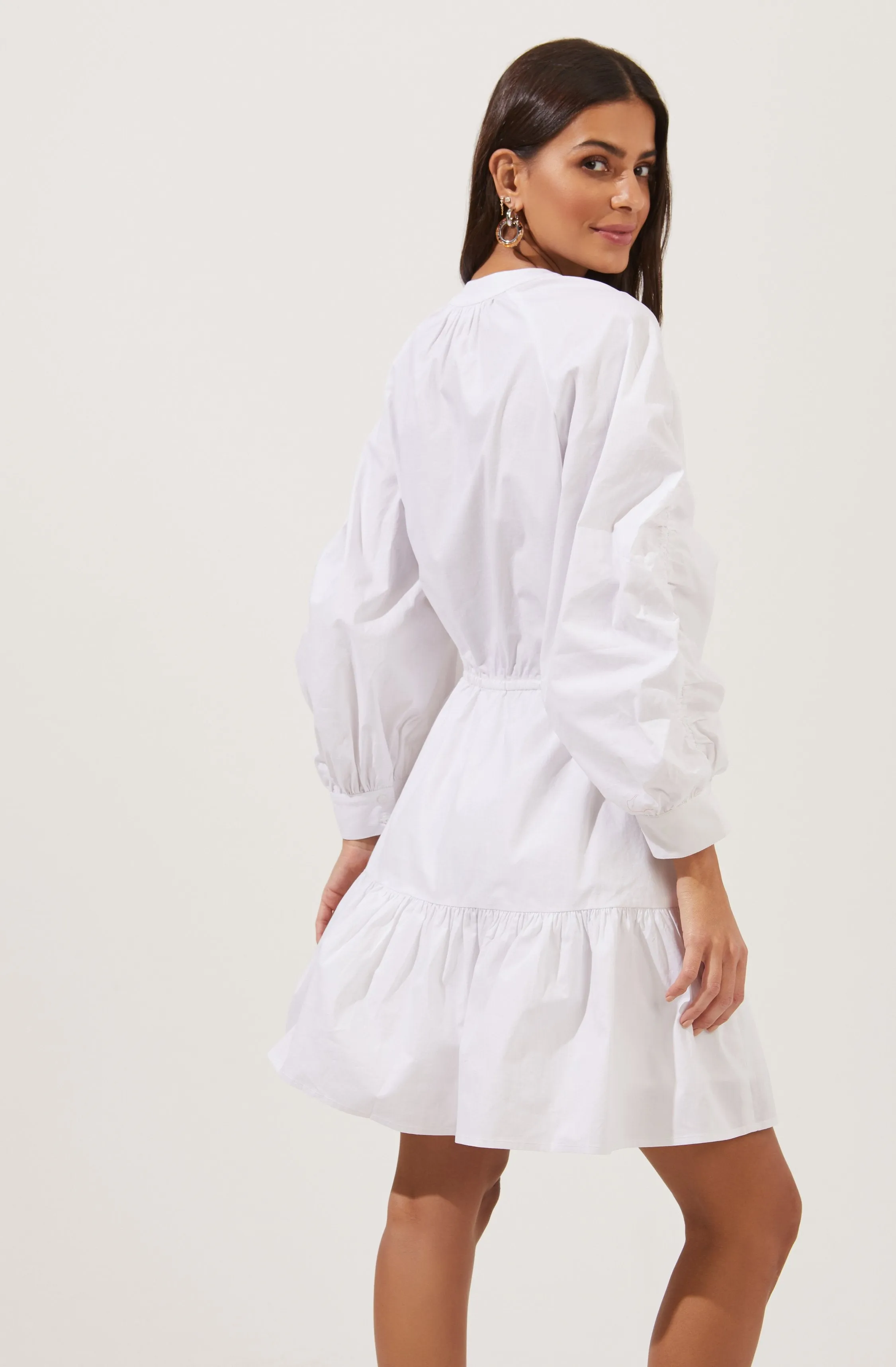 Ruched Long Sleeve Dress sold by Astr product image thumbnail 4