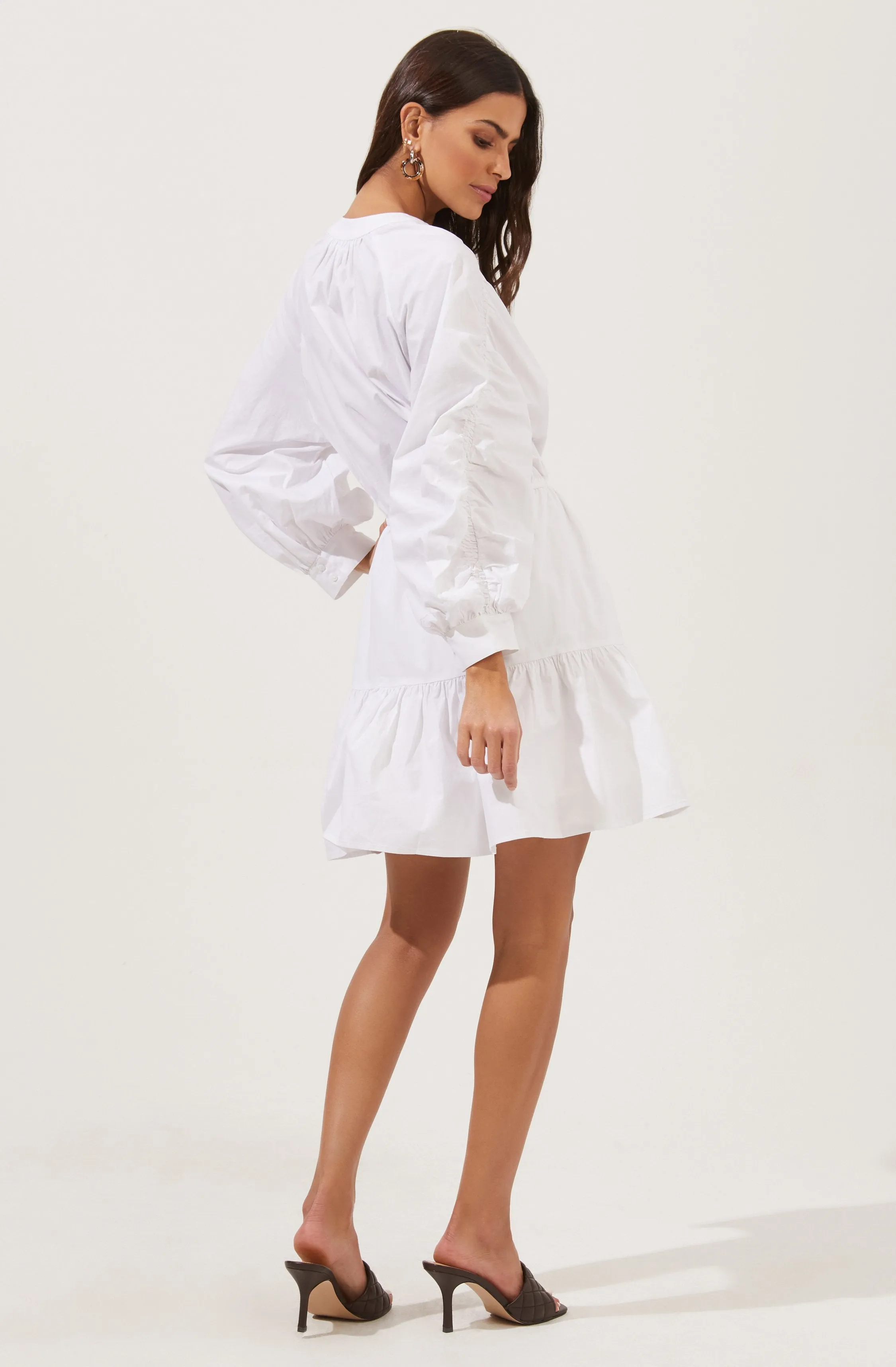 Ruched Long Sleeve Dress sold by Astr product image thumbnail 2