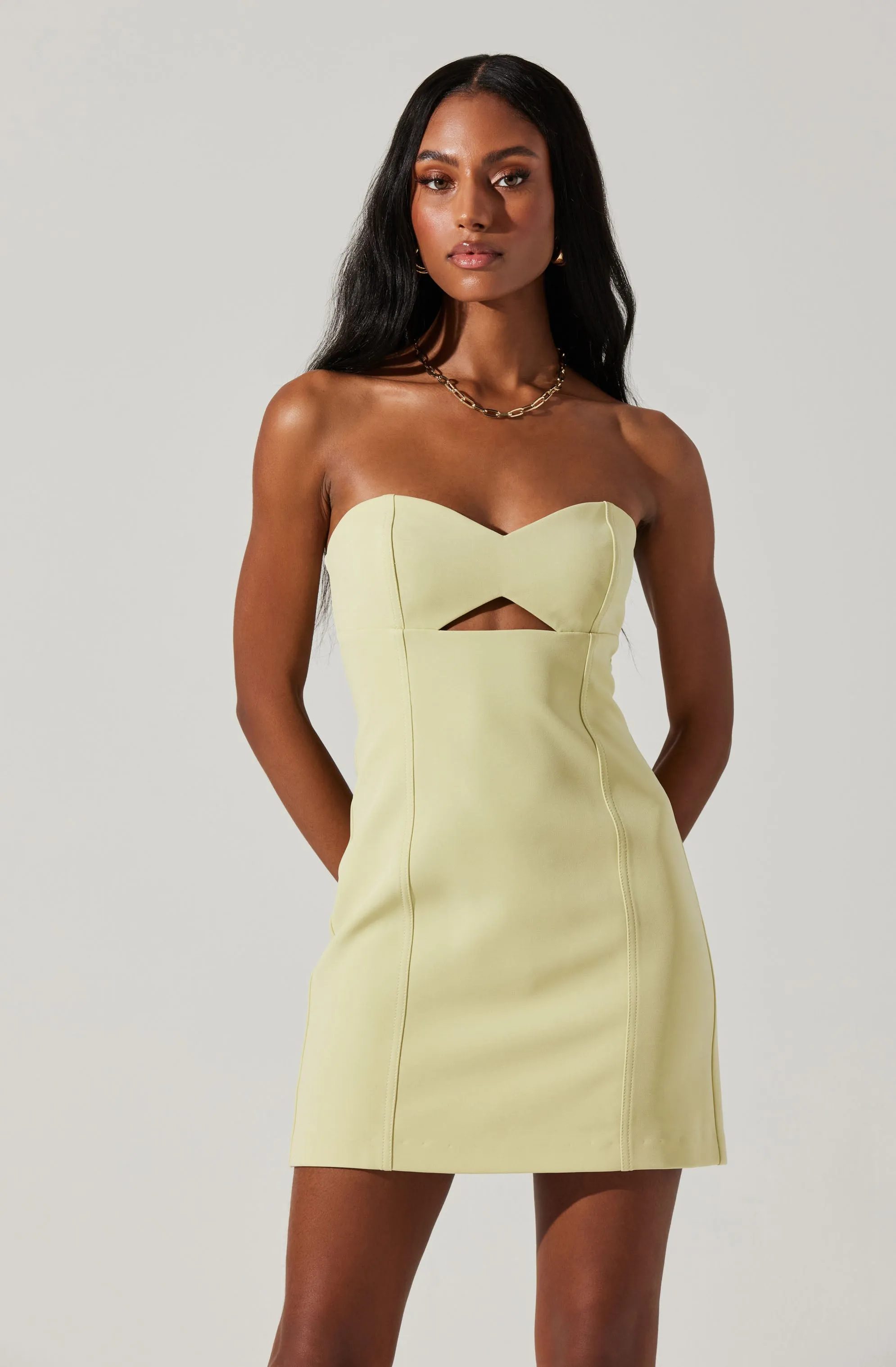 Mekhi Strapless Mini Dress sold by Astr product image thumbnail 4
