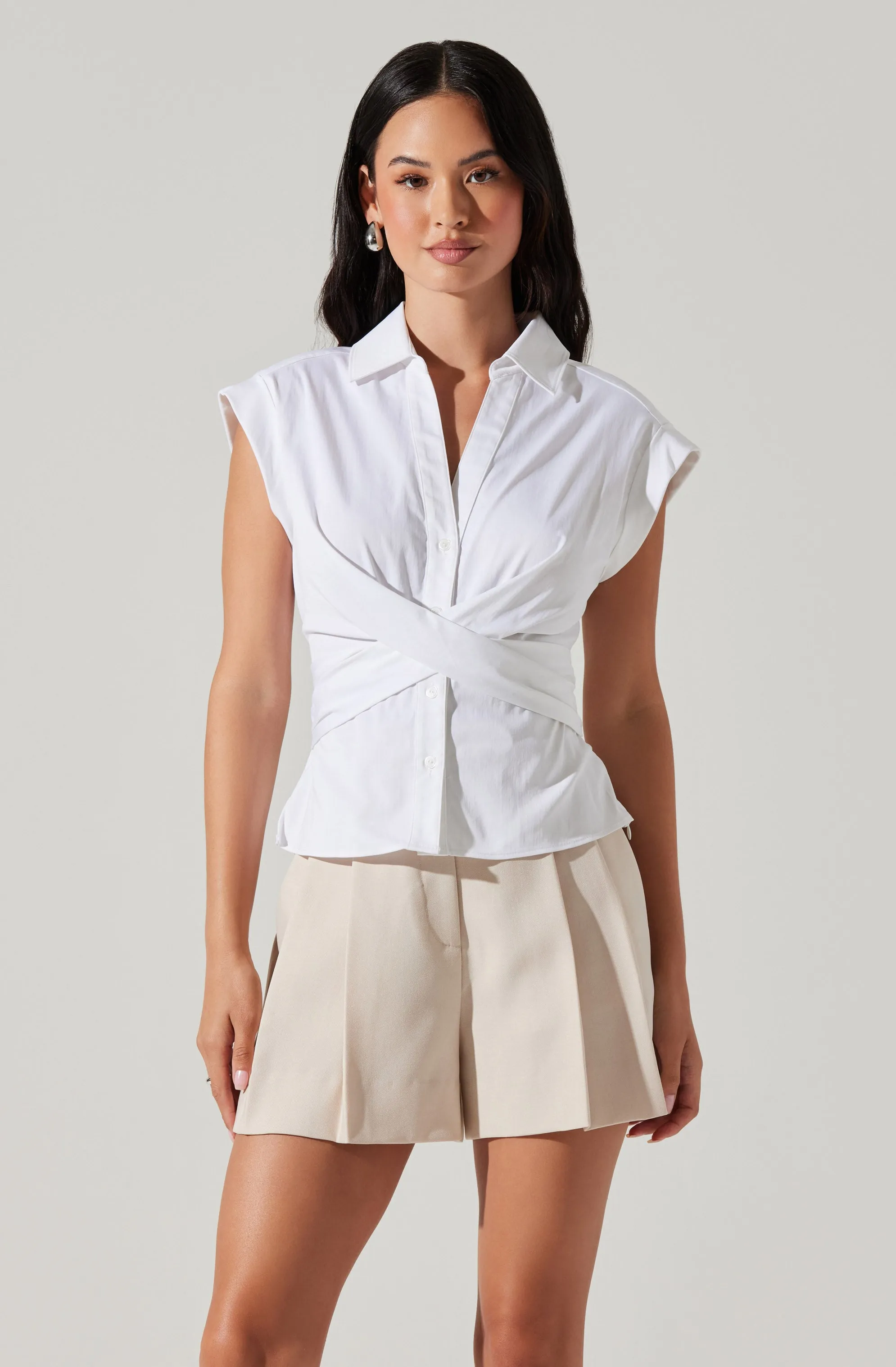 Muir Collared Top sold by Astr product image thumbnail 3